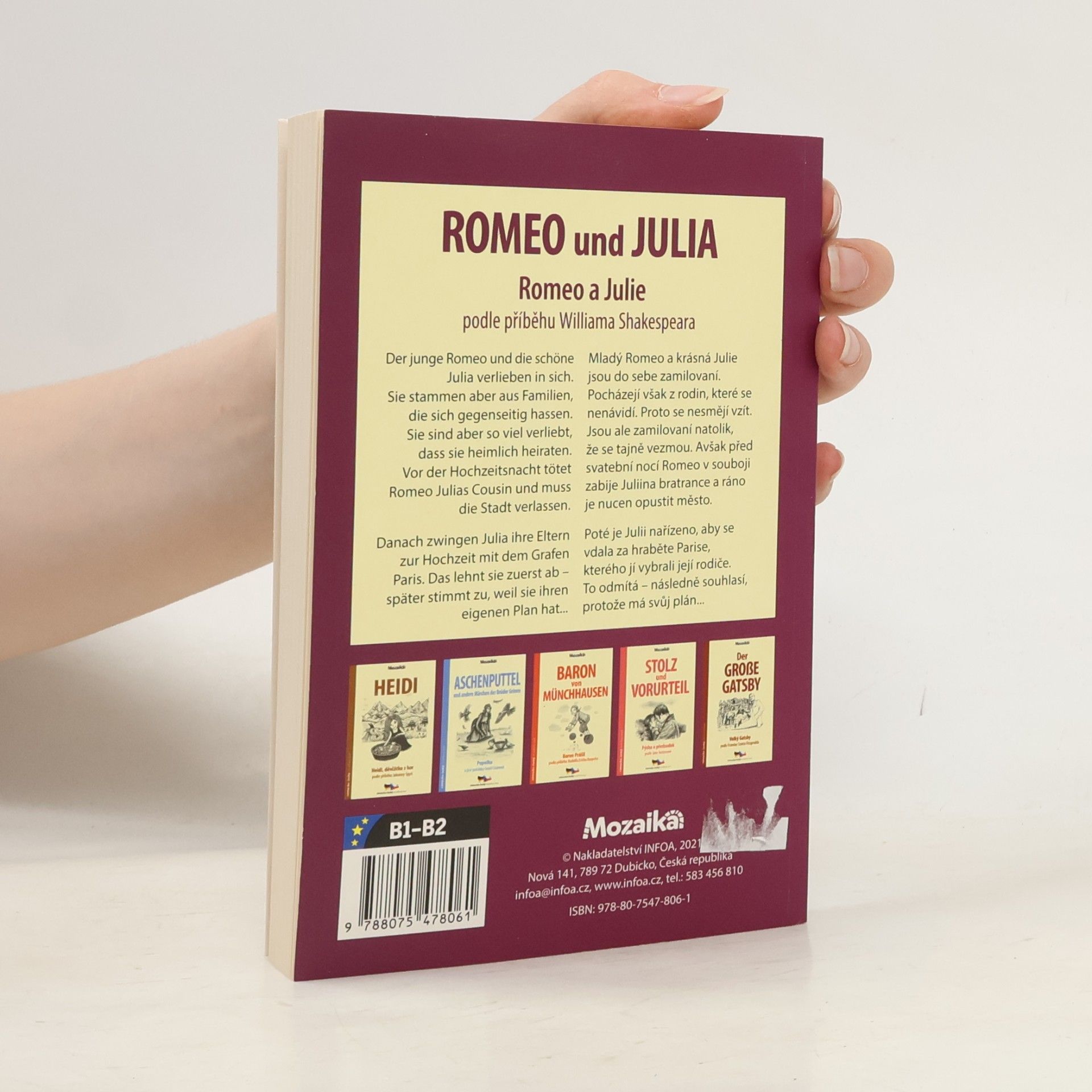 William Shakespeare Romeo und Julia. Romeo a Julie