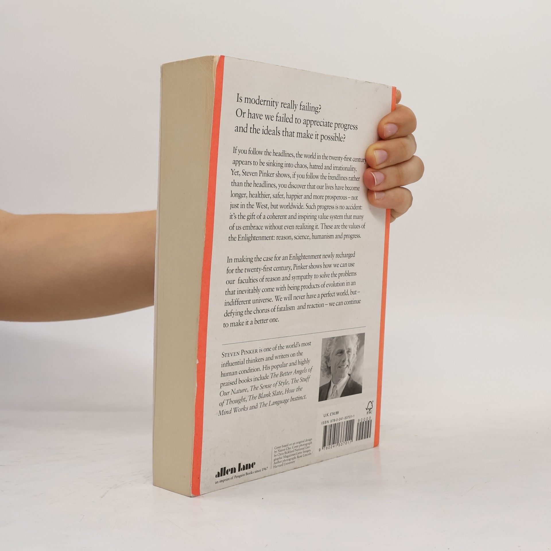 Steven Pinker Enlightenment now : the case for reason, science, humanism, and progress