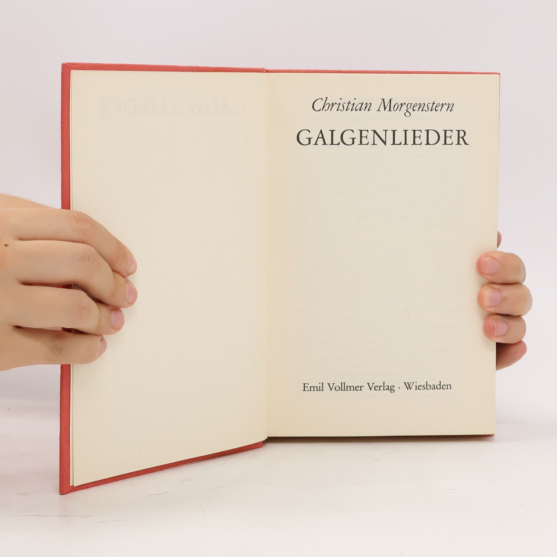 Christian Morgenstern Galgenlieder
