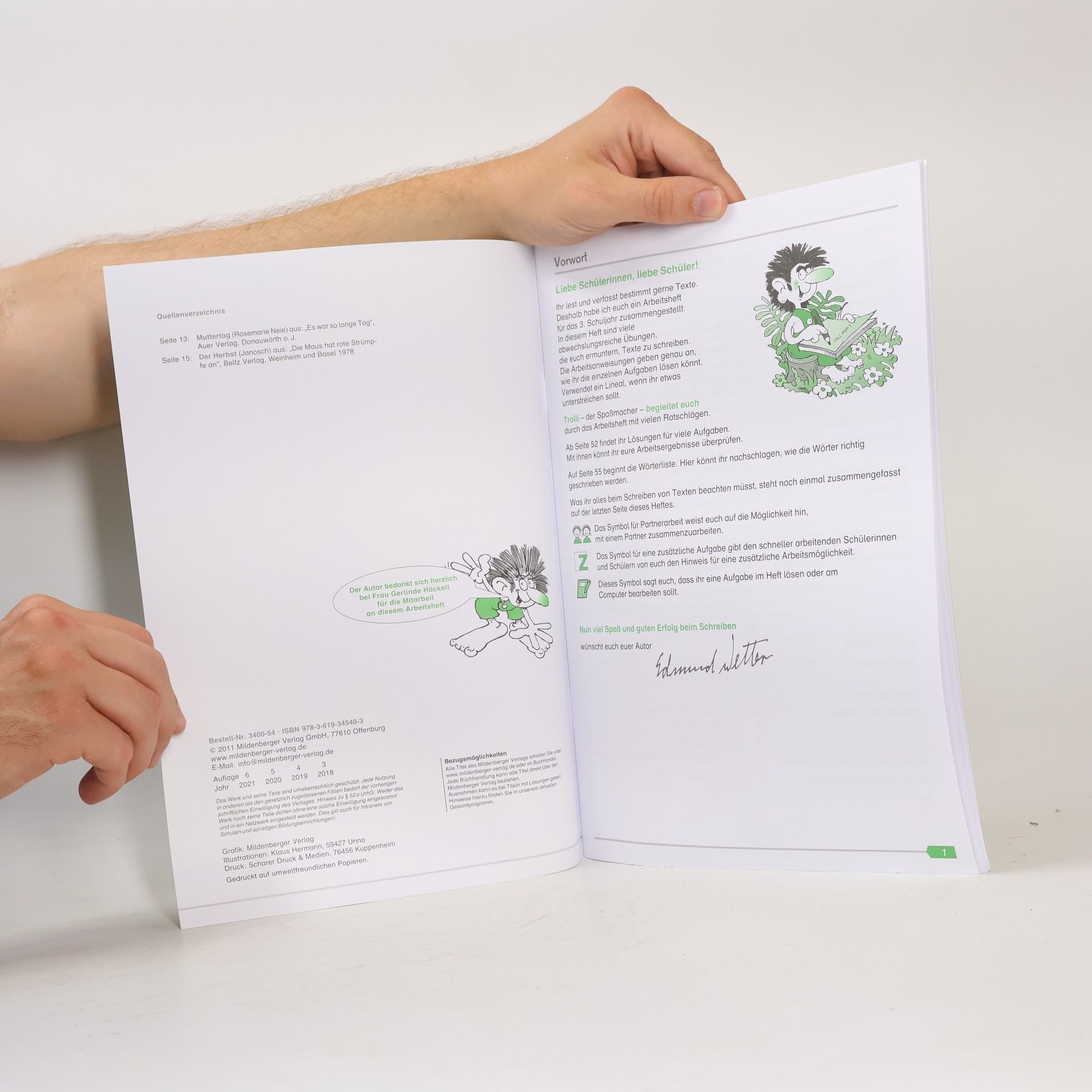 Edmund Wetter Texte schreiben - Spaß mit Trolli 3