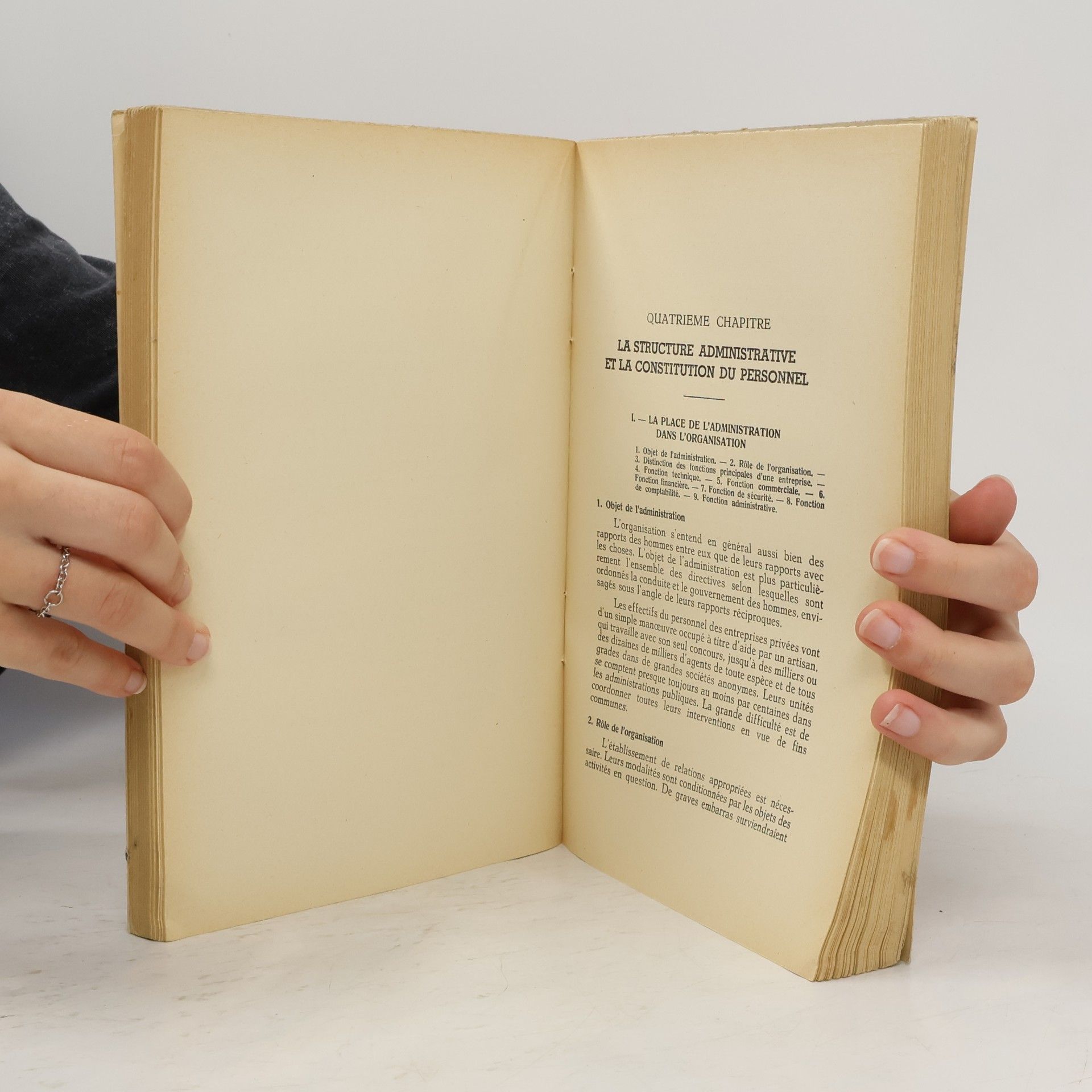 Georges de Leener Traité de principes généraux de l'organisation 1