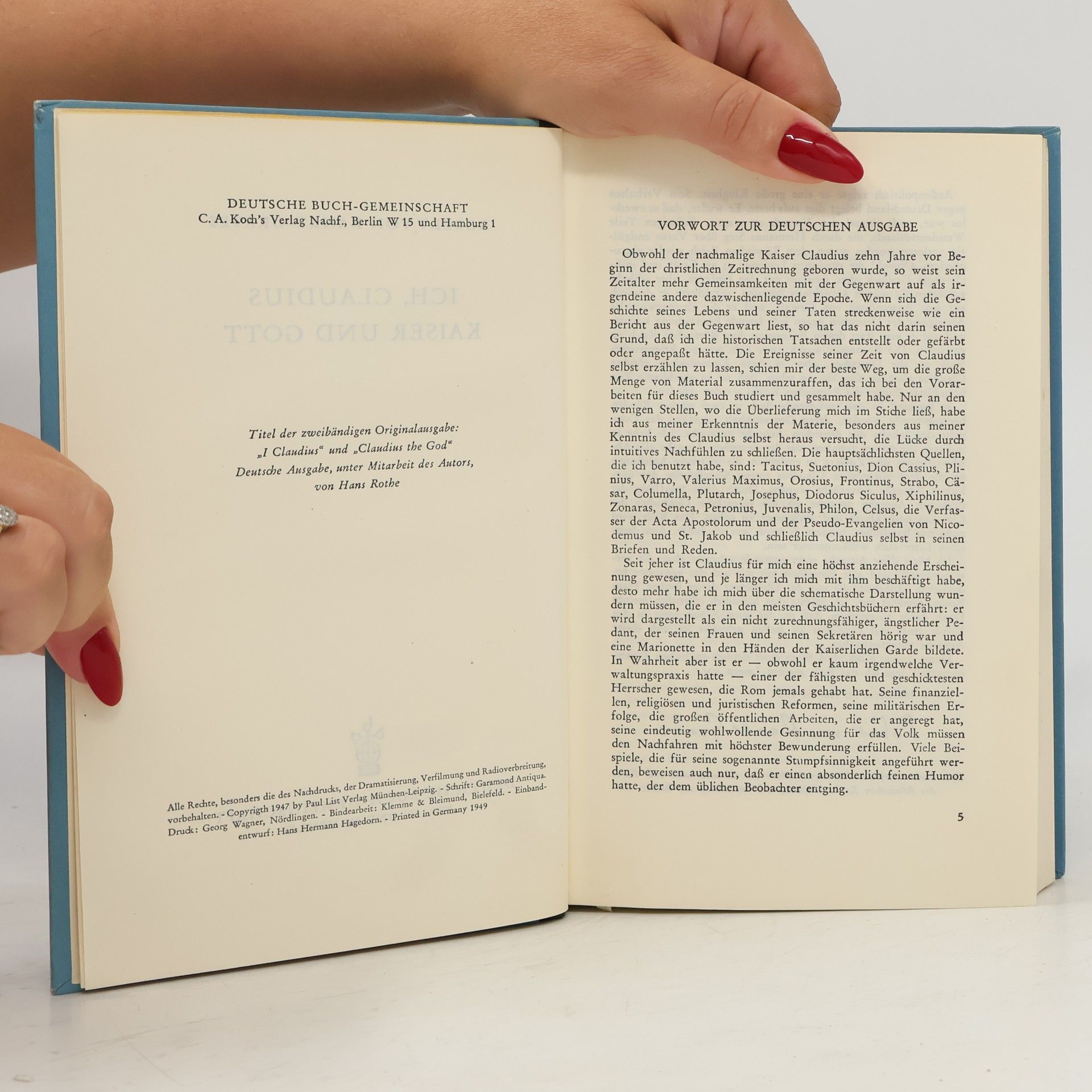 Robert Graves Ich, Claudius, Kaiser und Gott