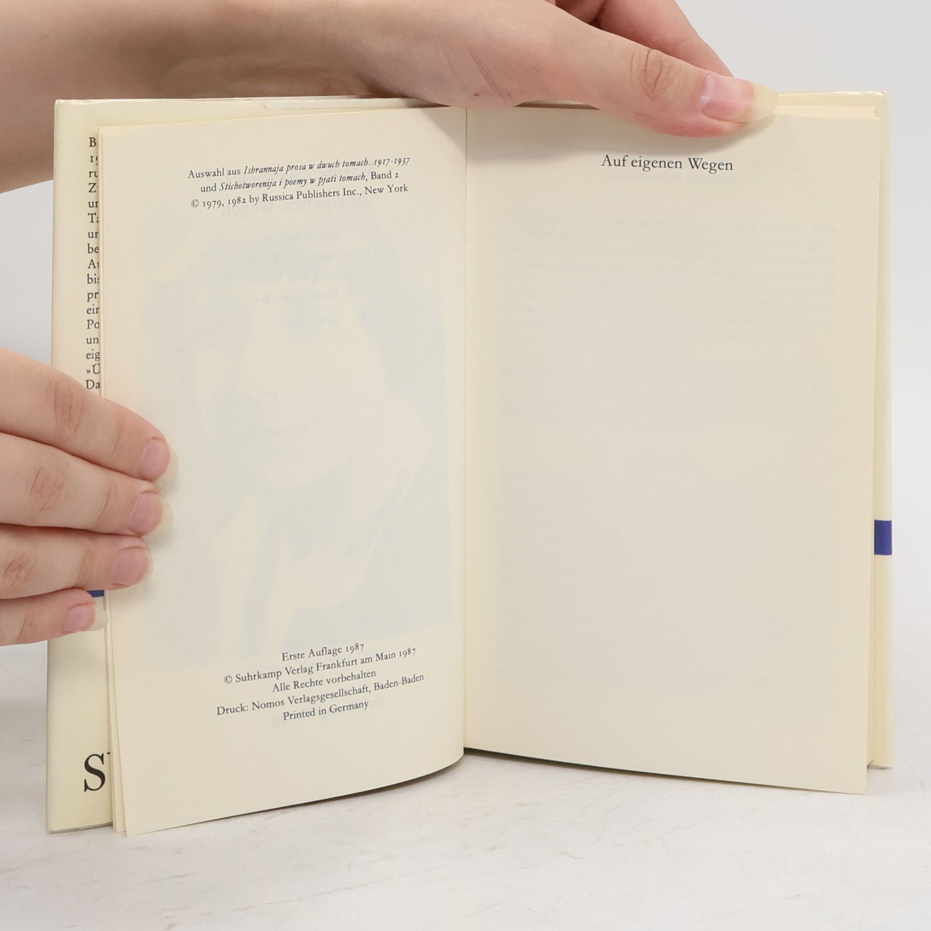 Marina Cvetaeva Auf eigenen Wegen
