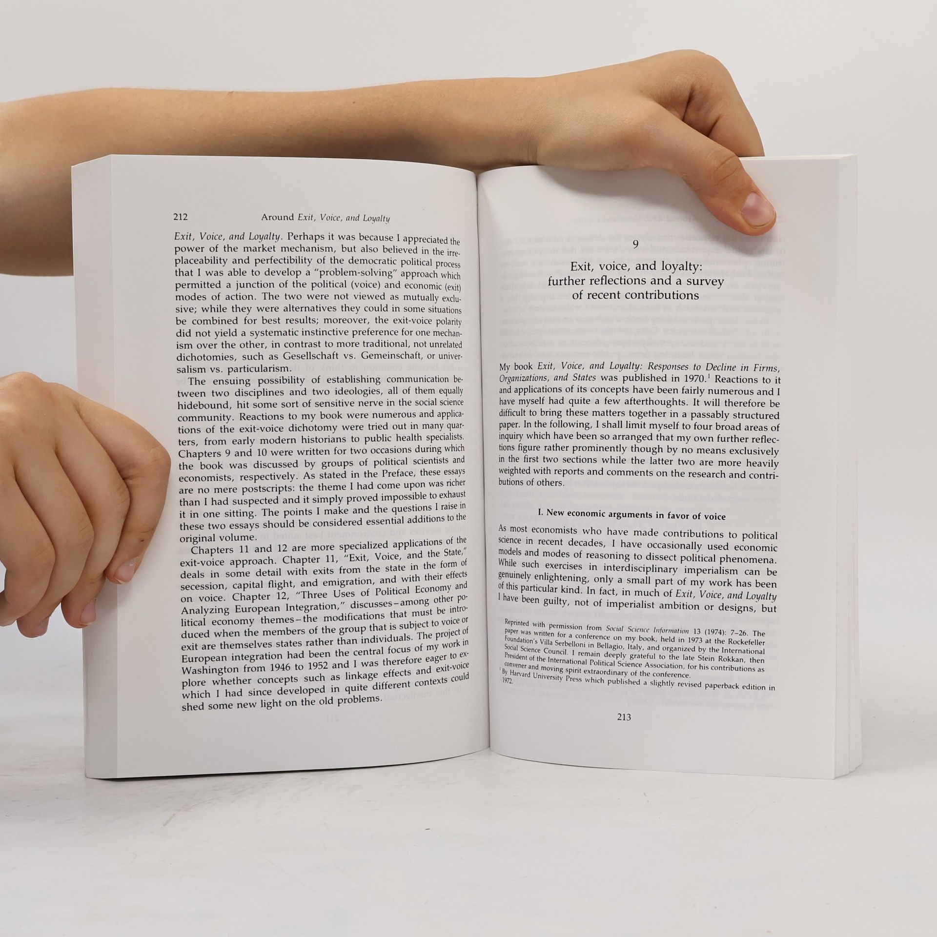 Albert O. Hirschman Essays in Trespassing