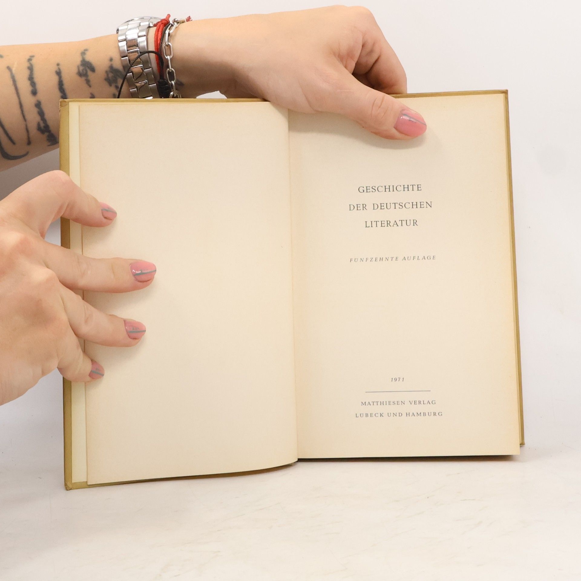 Gerhard Fricke Geschichte der deutschen Literatur