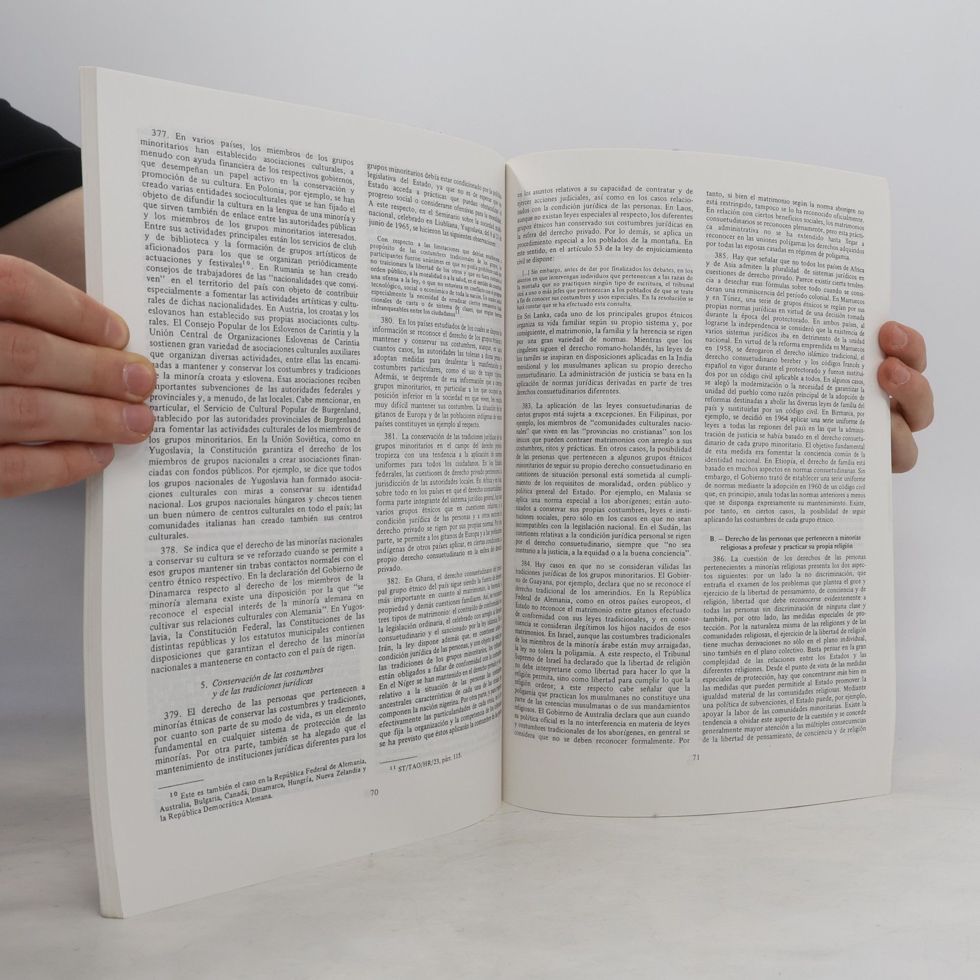 Autorenkollektiv Estudio sobre los derechos de las personas pertenecientes a minorías étnicas, religiosas o lingüísticas