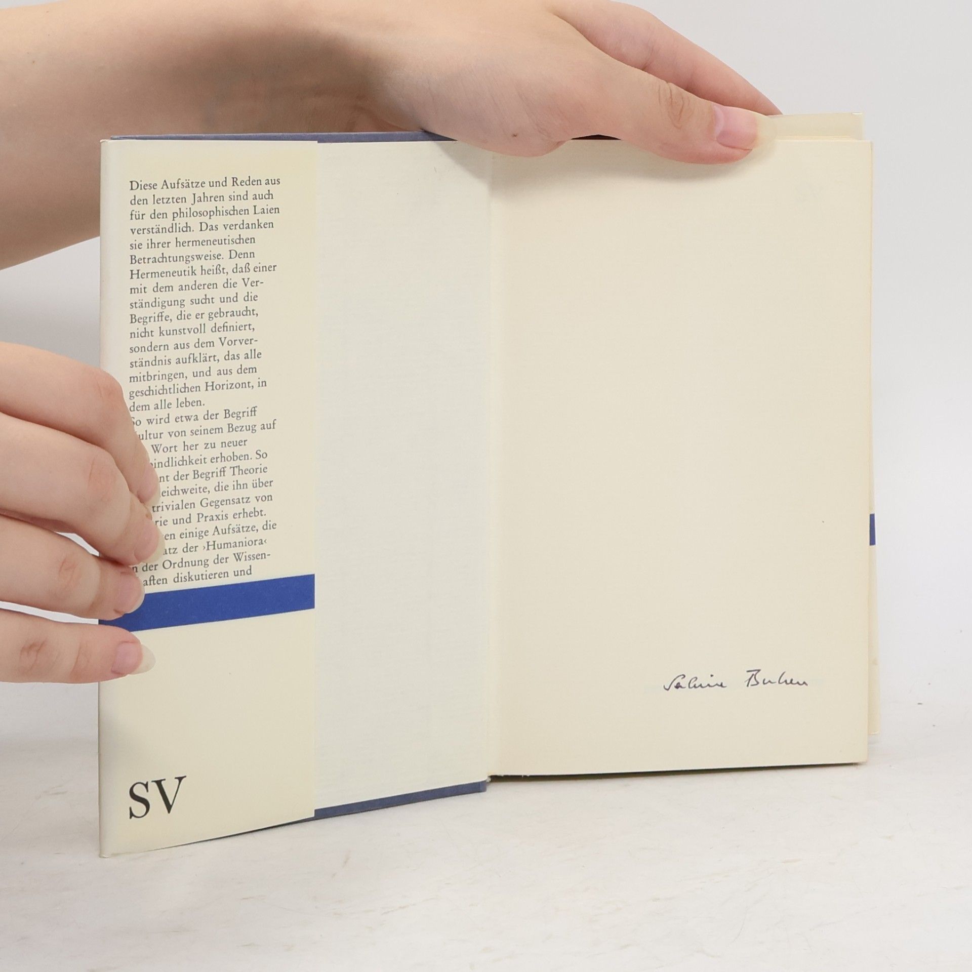 Hans-Georg Gadamer Lob der Theorie