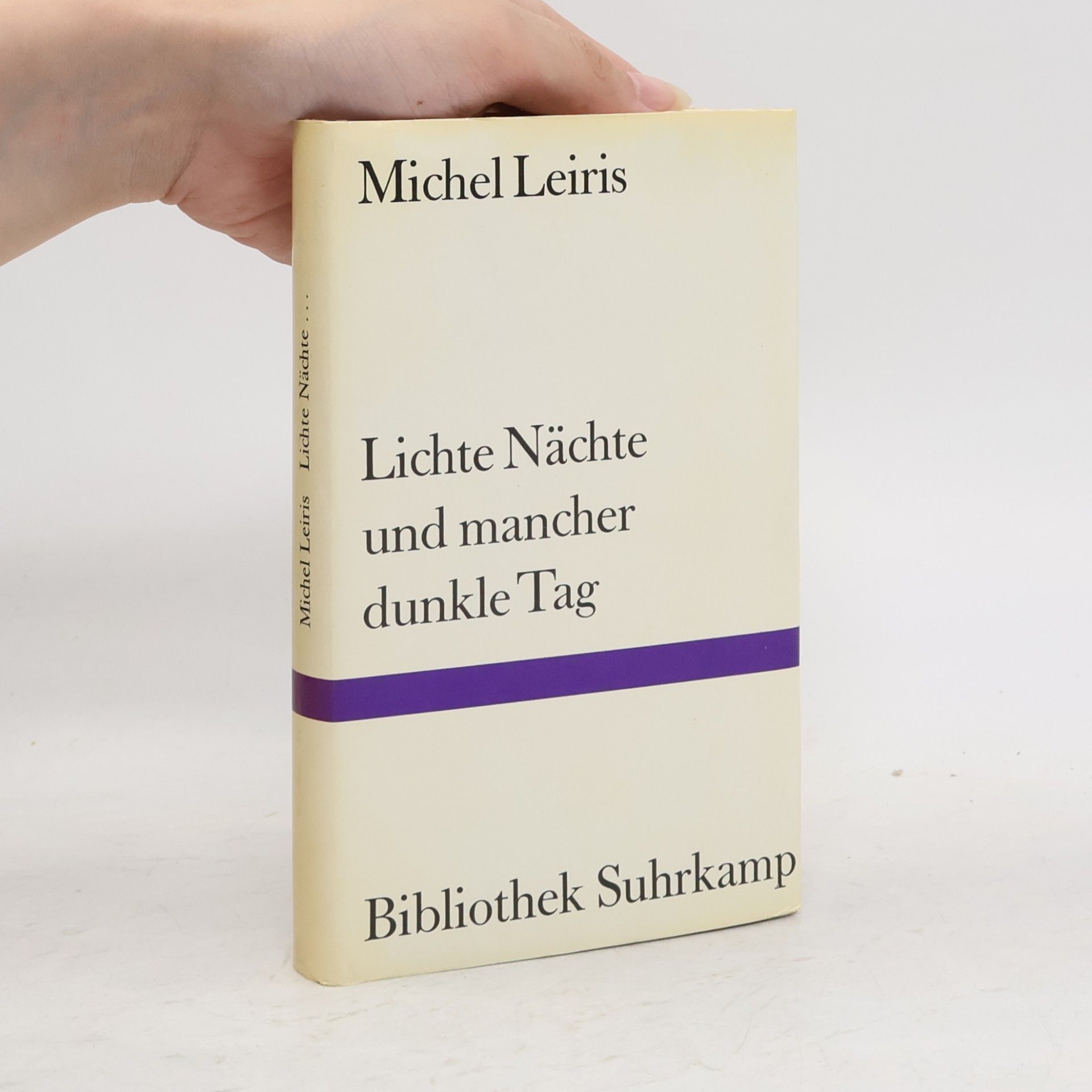 Michel Leiris Lichte Nächte und mancher dunkle Tag