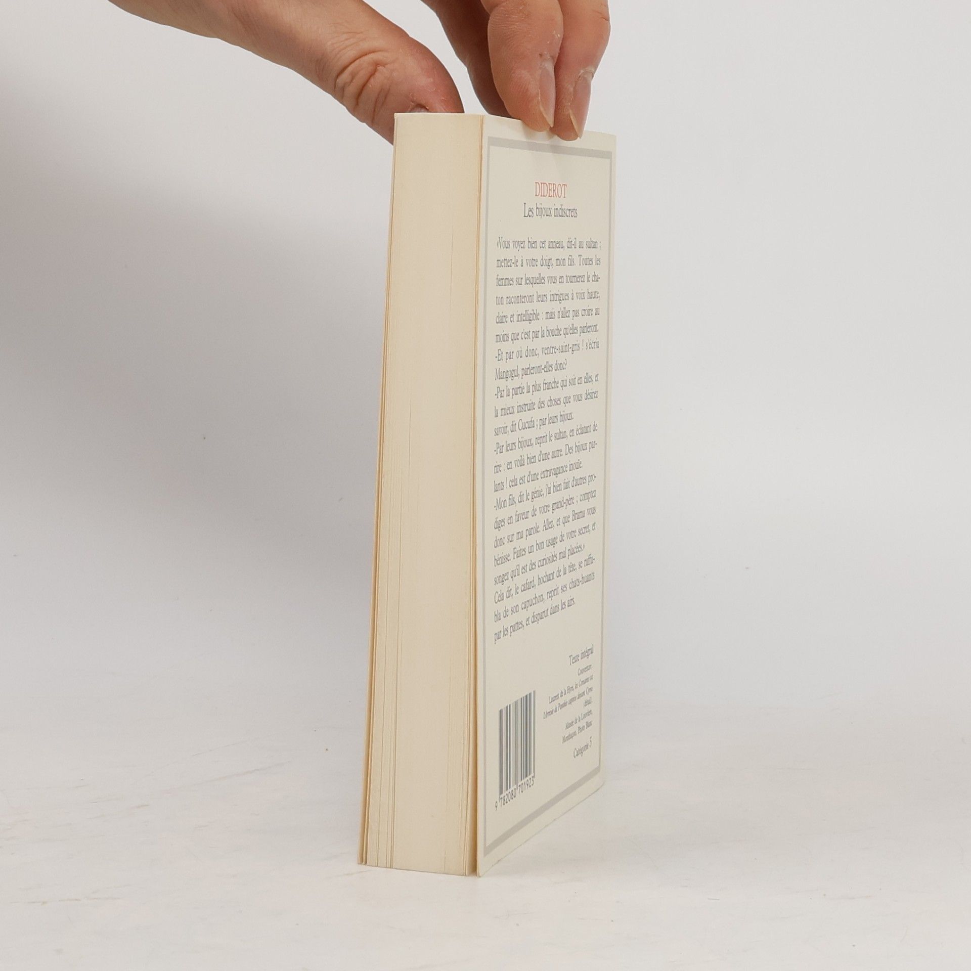 Denis Diderot Les bijoux indiscrets
