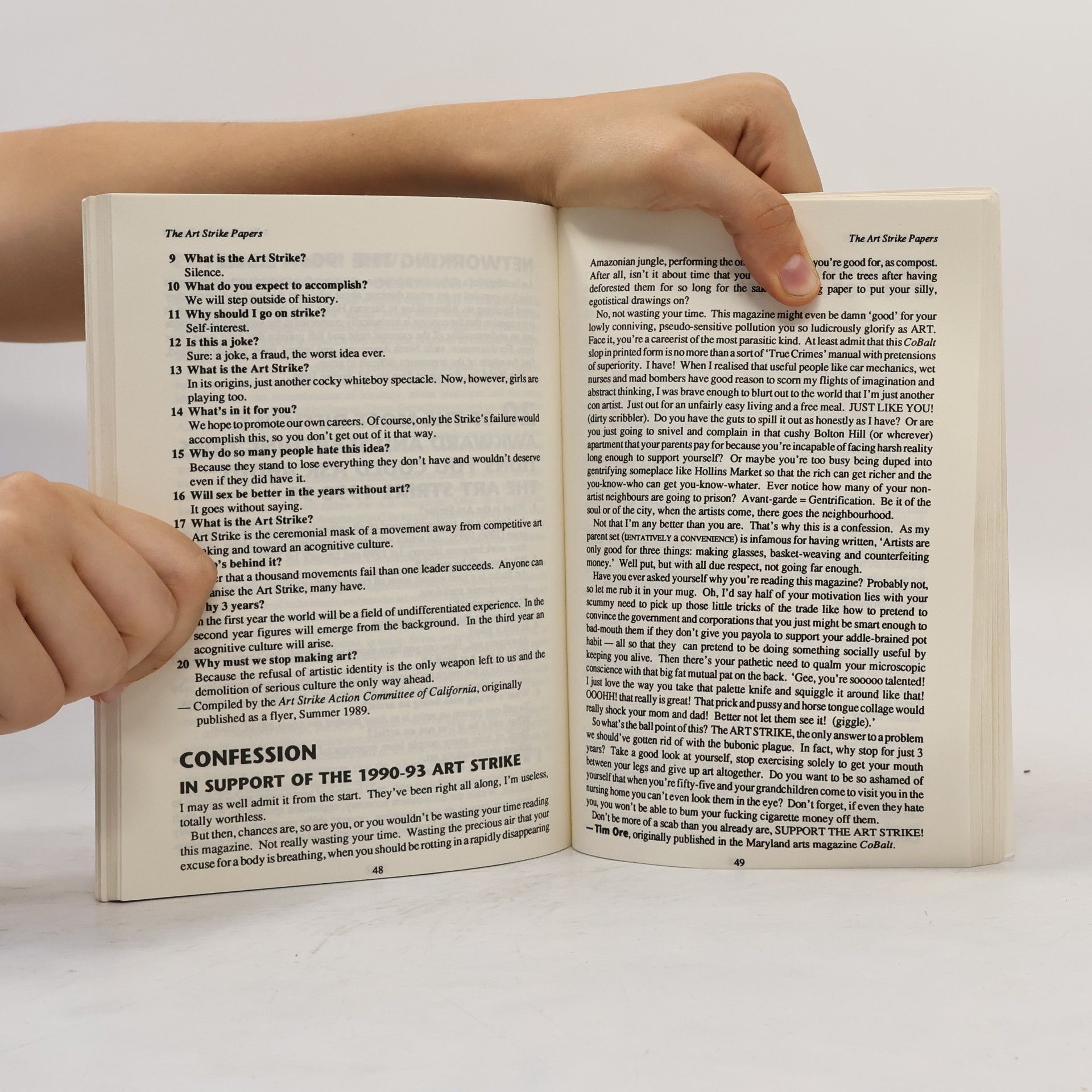 Stewart Home The Neoist Manifestos/The Art Strike Papers
