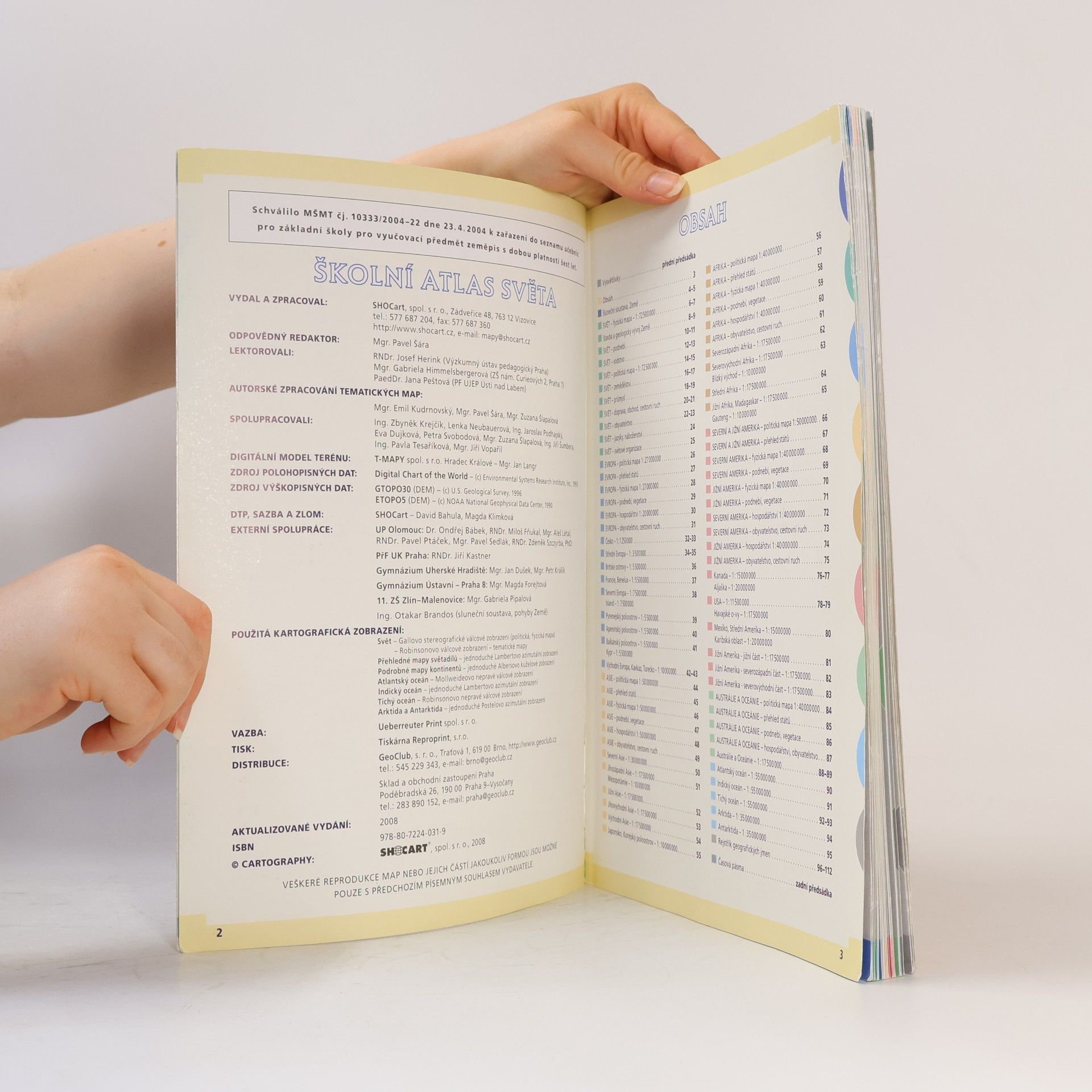 Pavla Tesaříková Školní atlas světa