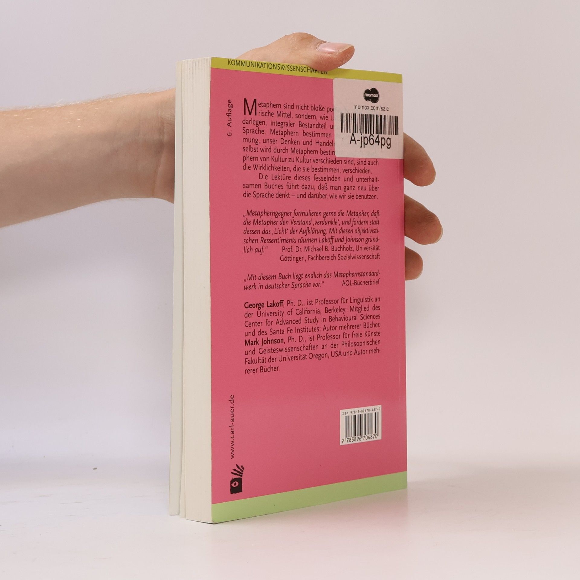 George Lakoff Leben in Metaphern