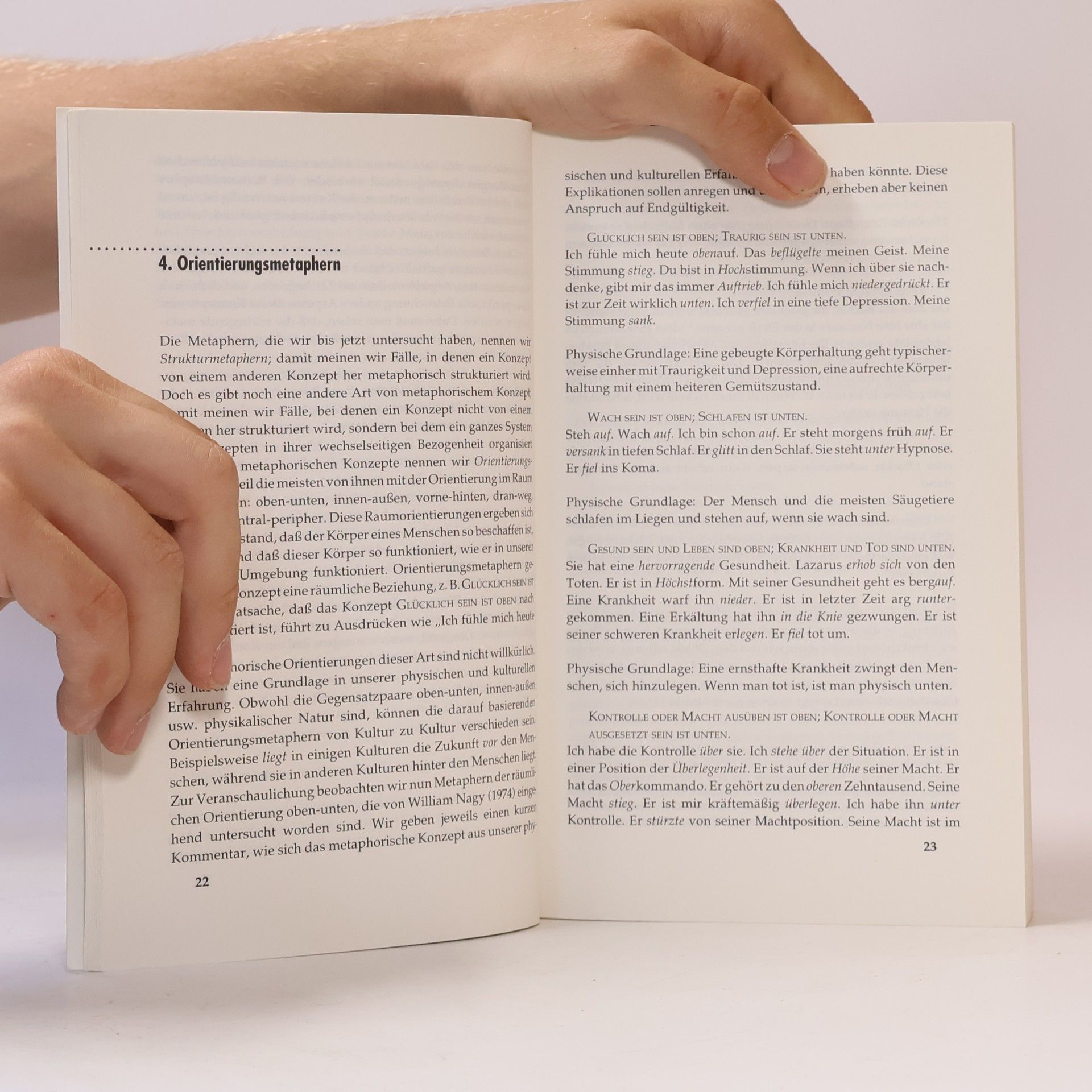 George Lakoff Leben in Metaphern