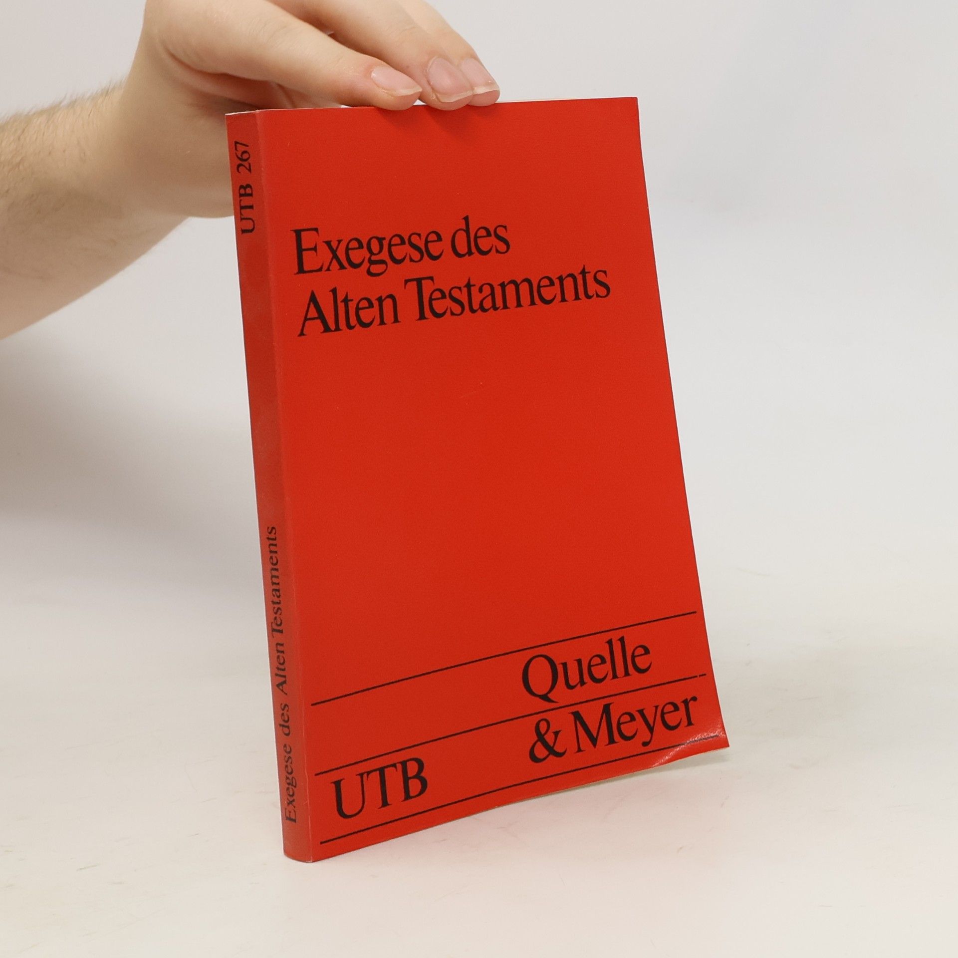 Georg Fohrer Exegese des Alten Testaments