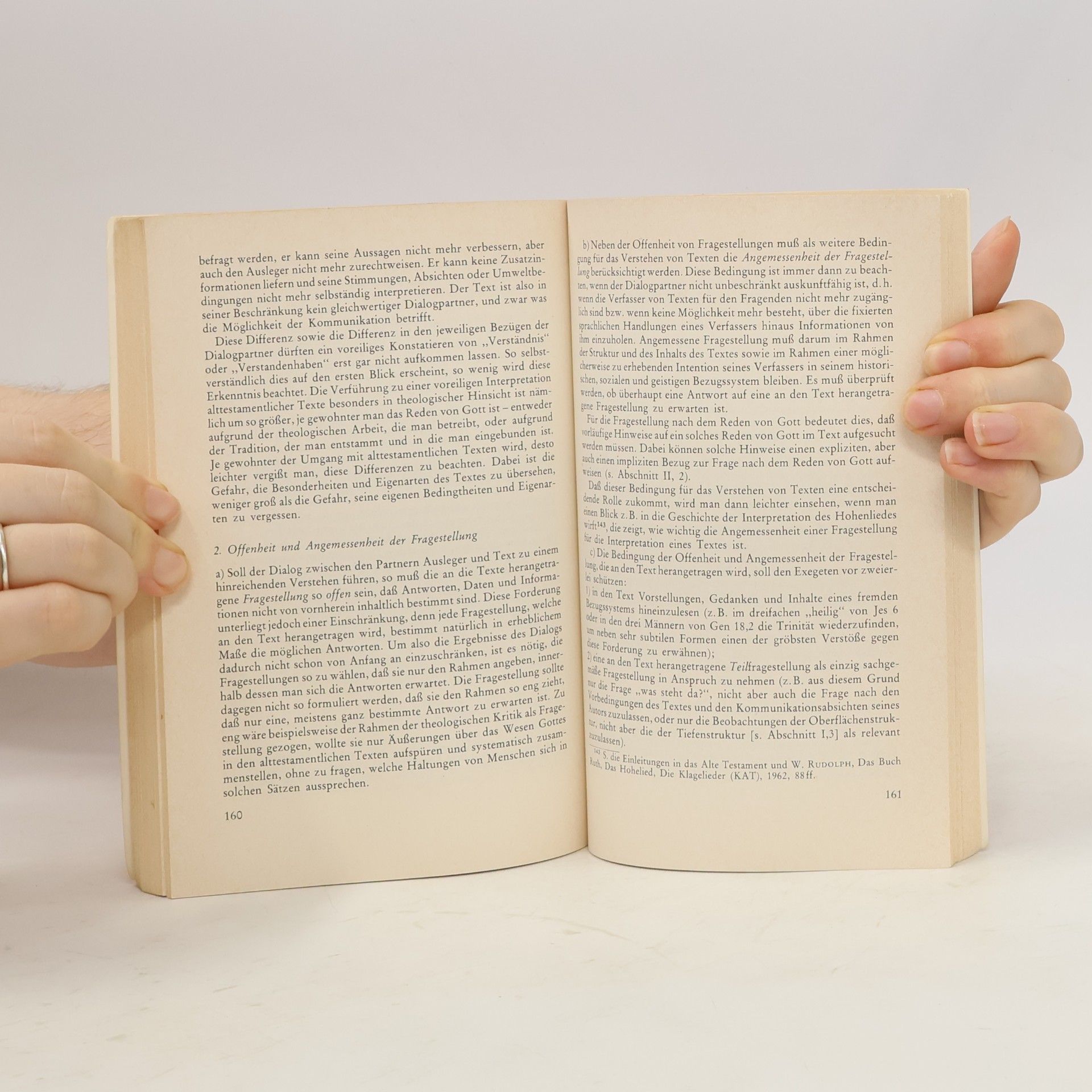 Georg Fohrer Exegese des Alten Testaments