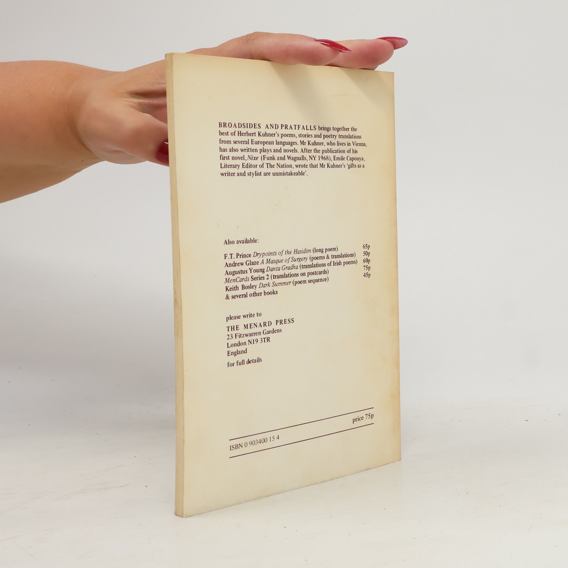 Herbert Kuhner Broadsides and Pratfalls