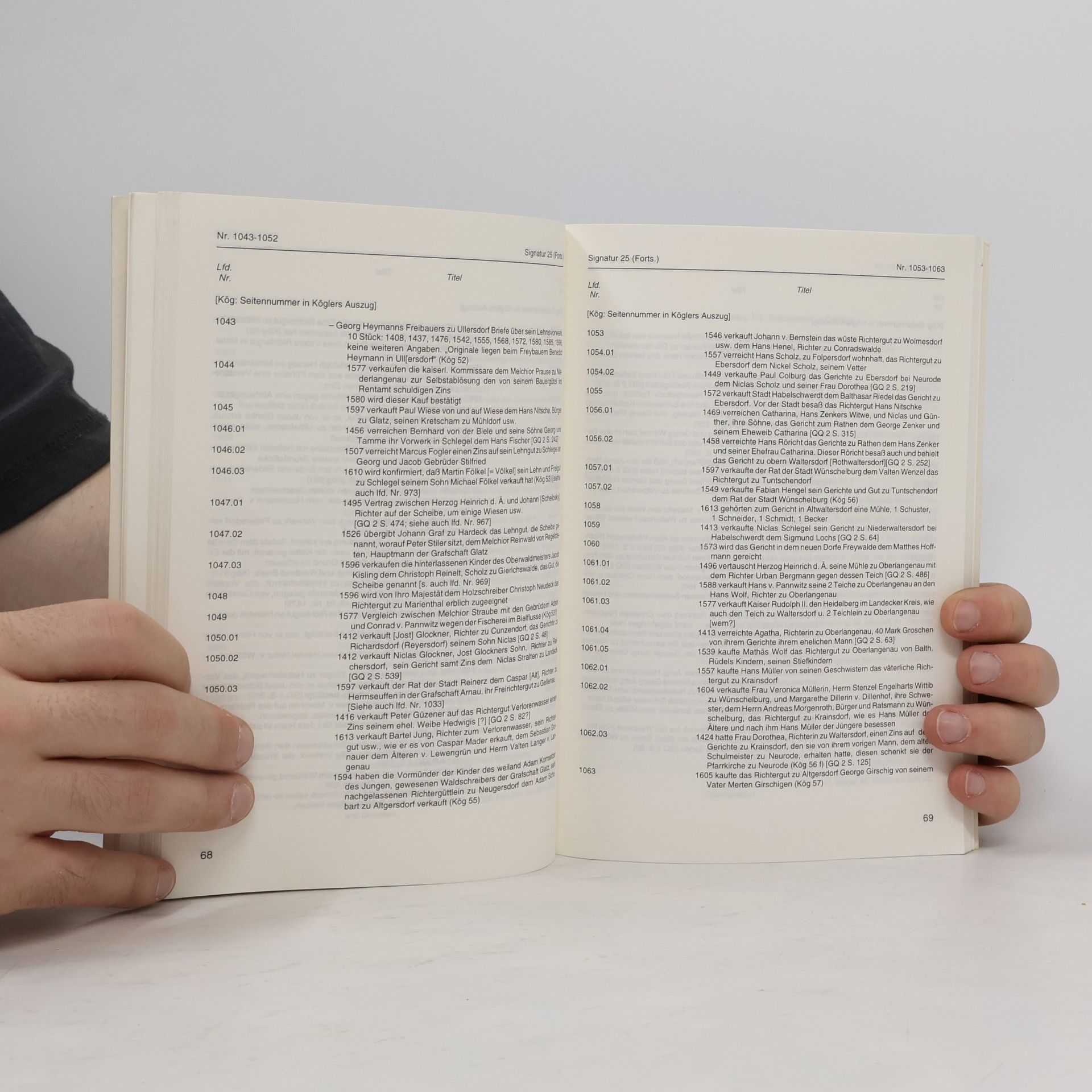 Dieter Pohl Grafschaft Glatz (Schlesien): Die Sammlung Kögler im Erzbischöflichen Diözesanarchiv Breslau - Bestandsverzeichnis