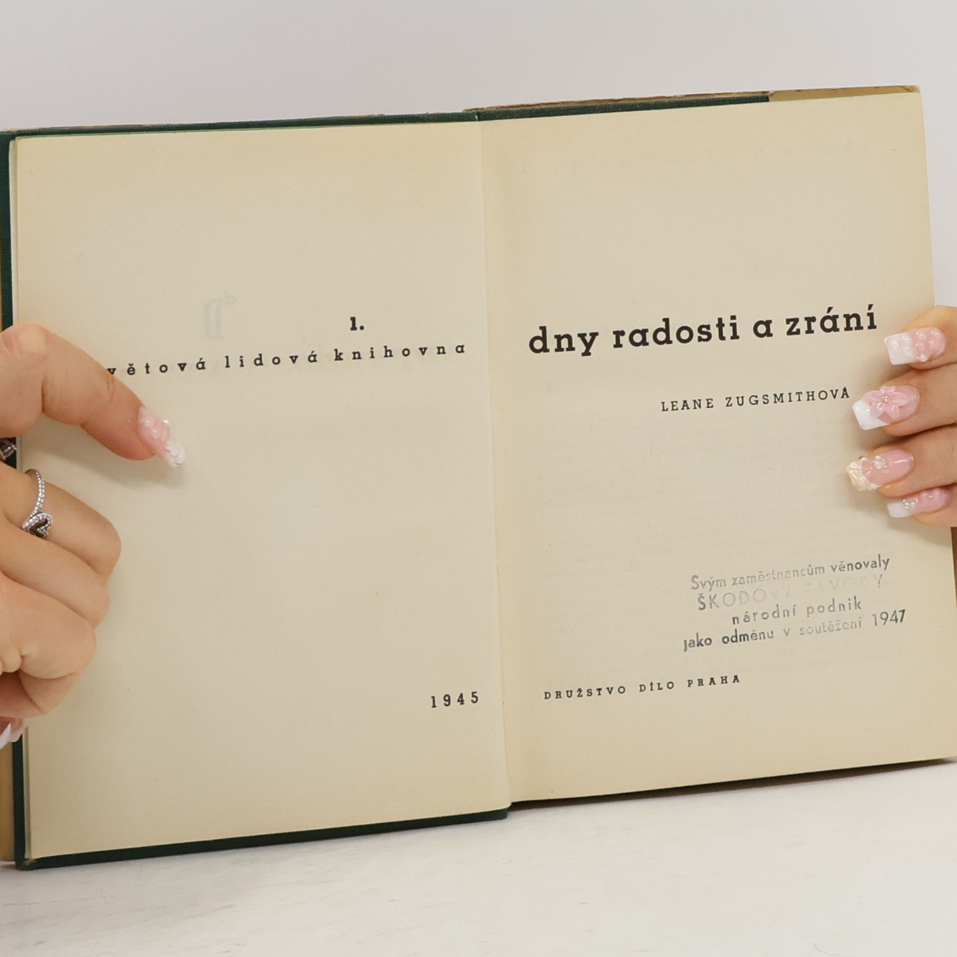 Leane Zugsmith Dny radosti a zrání
