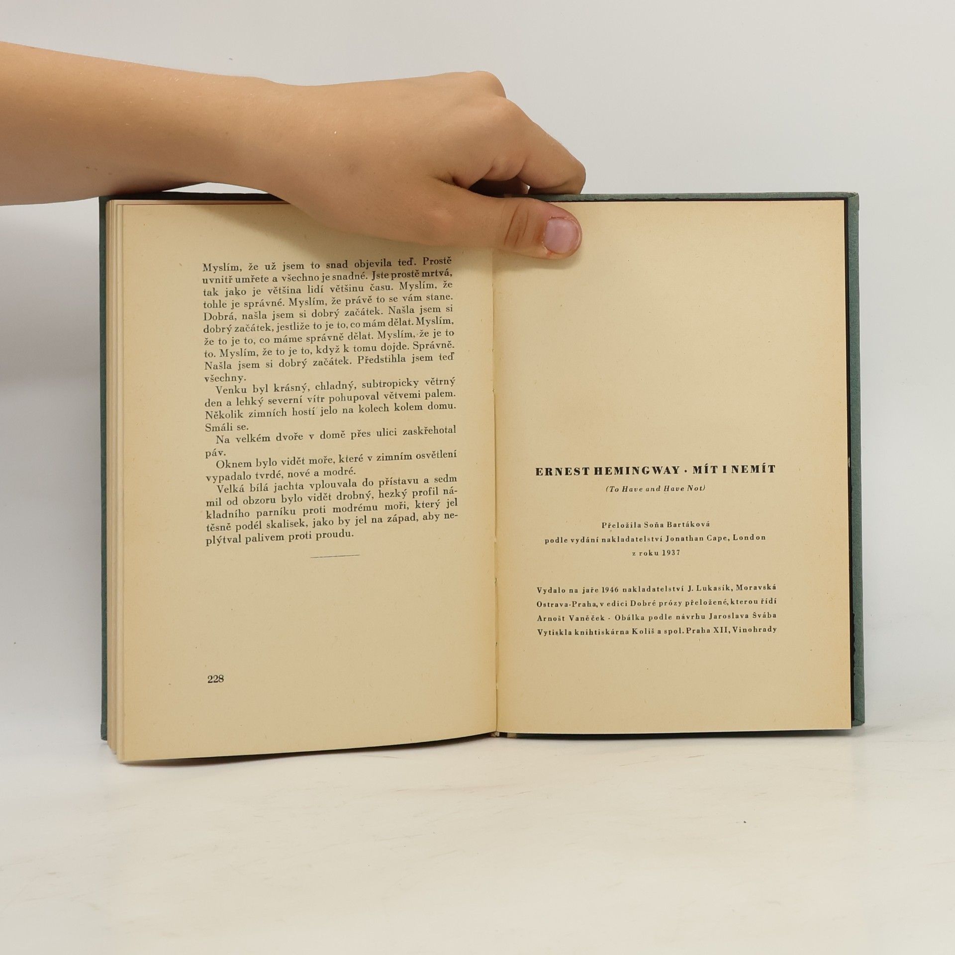 Ernest Hemingway Mít i nemít