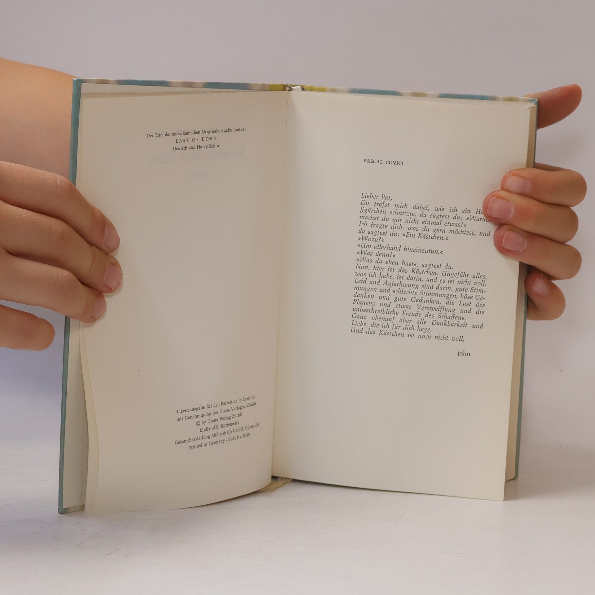 John Steinbeck Jenseits von Eden