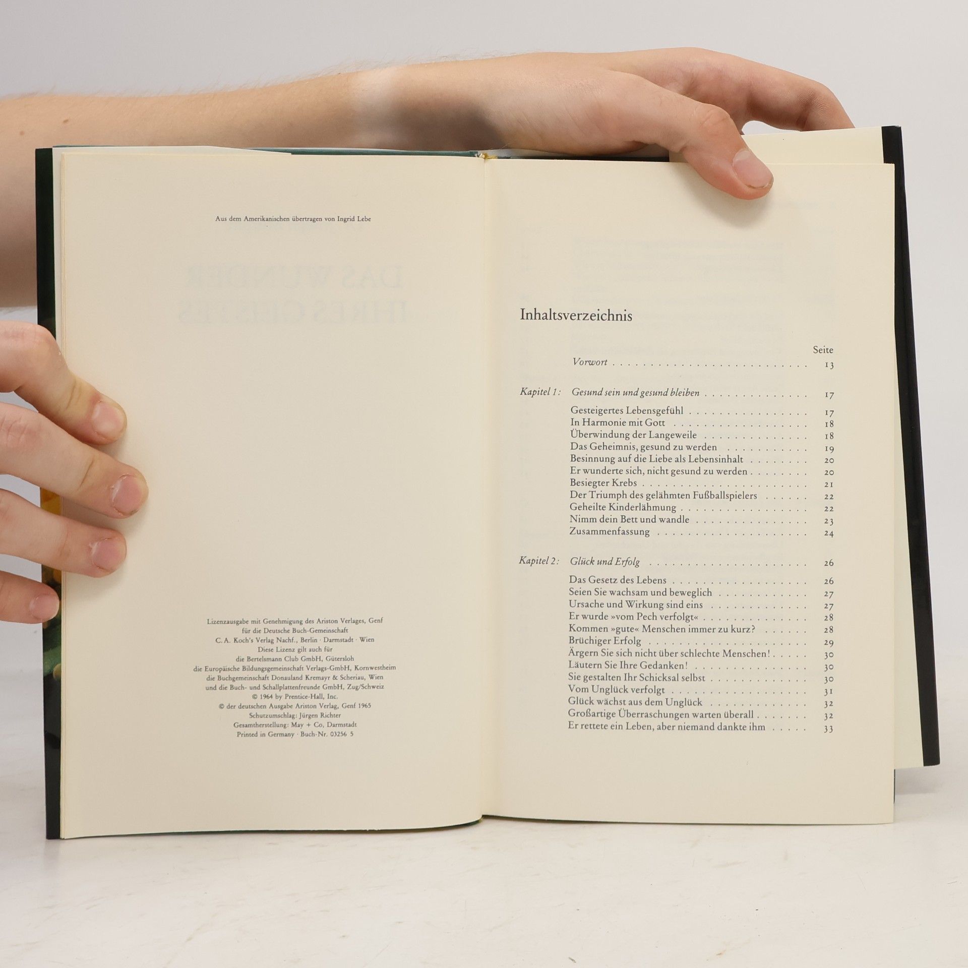 Joseph Murphy Das Wunder Ihres Geistes