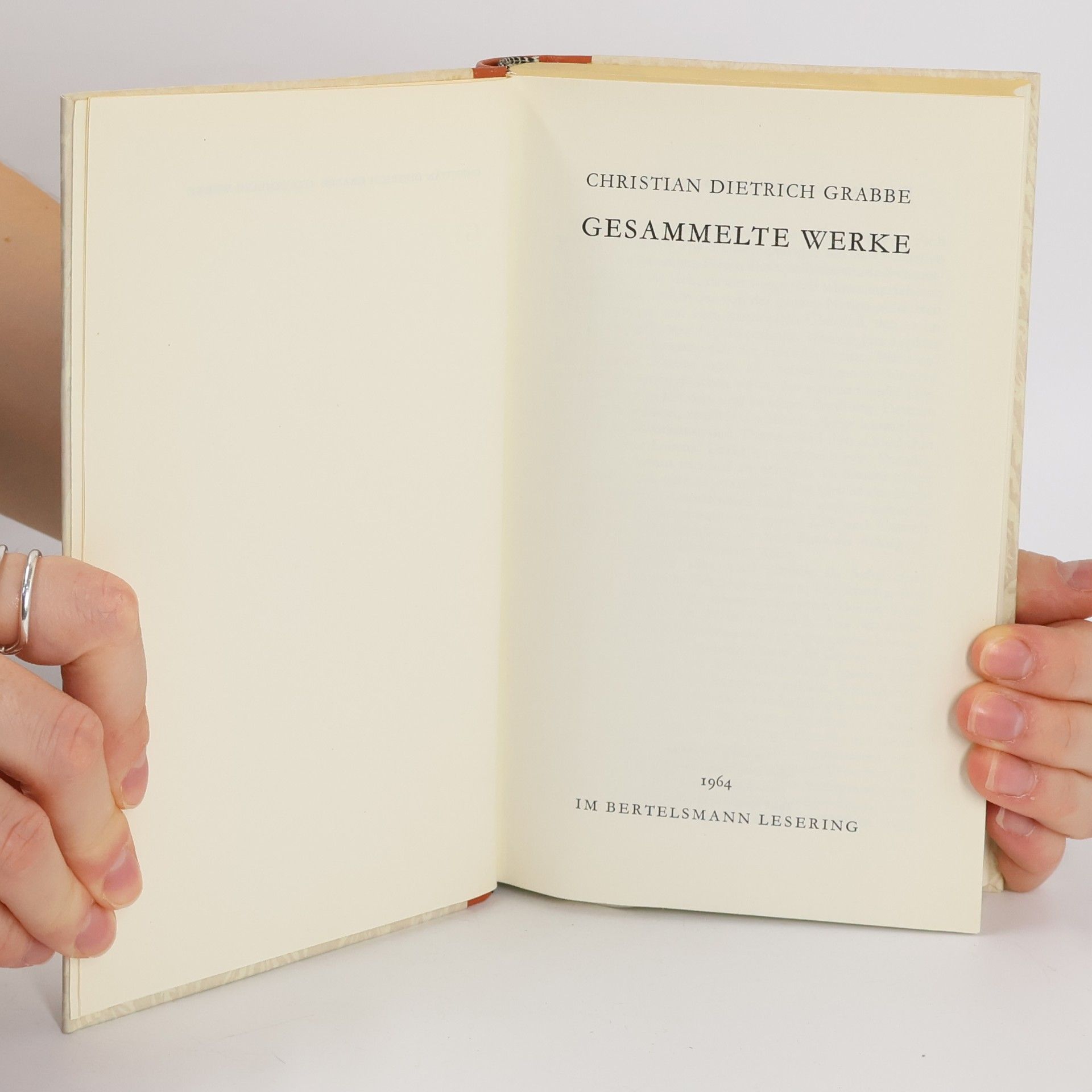 Christian Dietrich Grabbe Gesammelte Werke