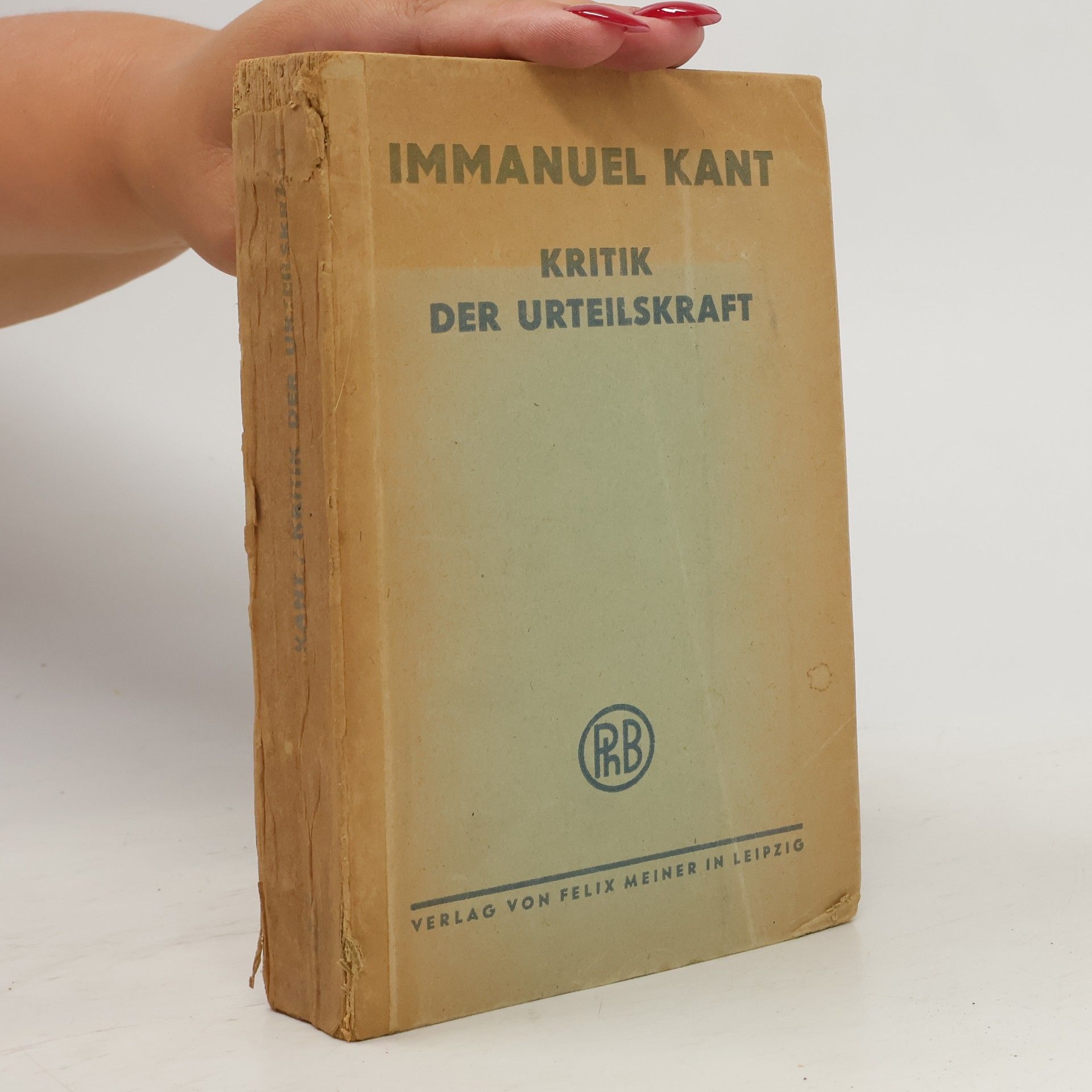Immanuel Kant Kritik der Urteilskraft