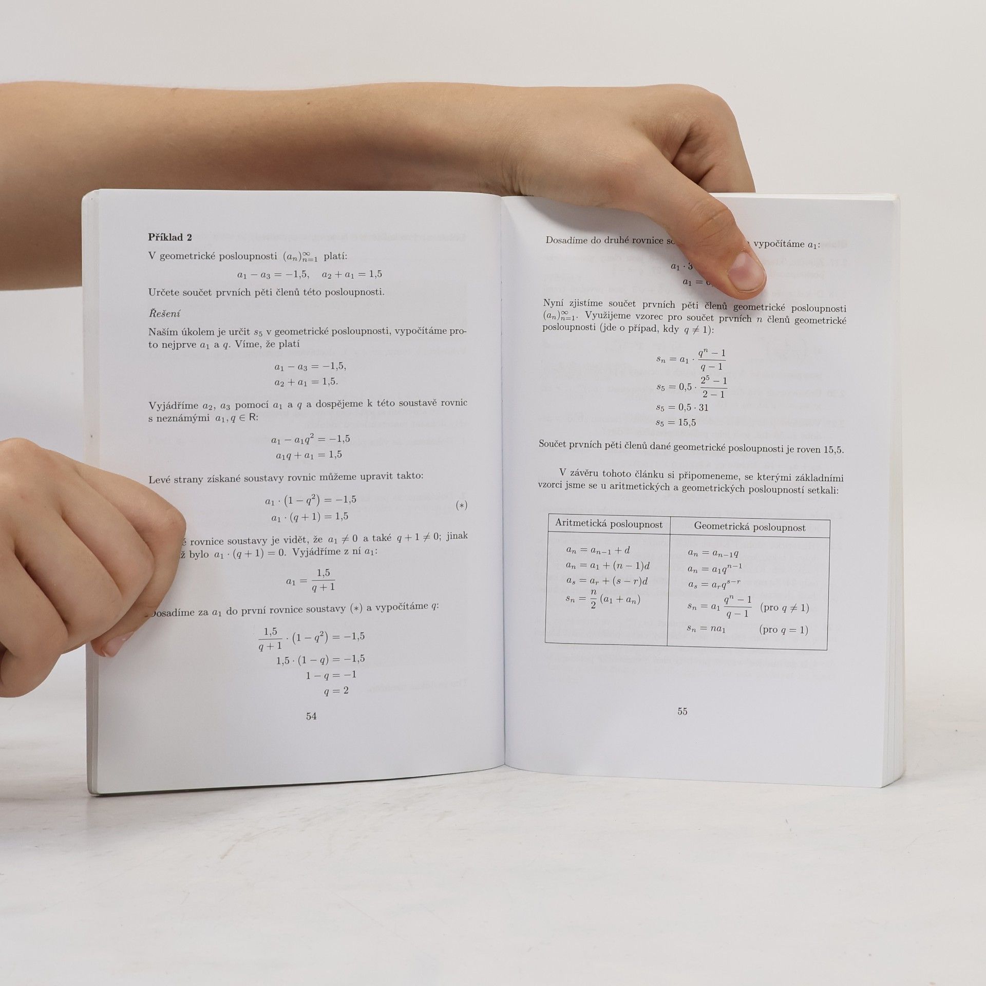 Oldřich Odvárko Matematika pro gymnázia. Posloupnosti a řady