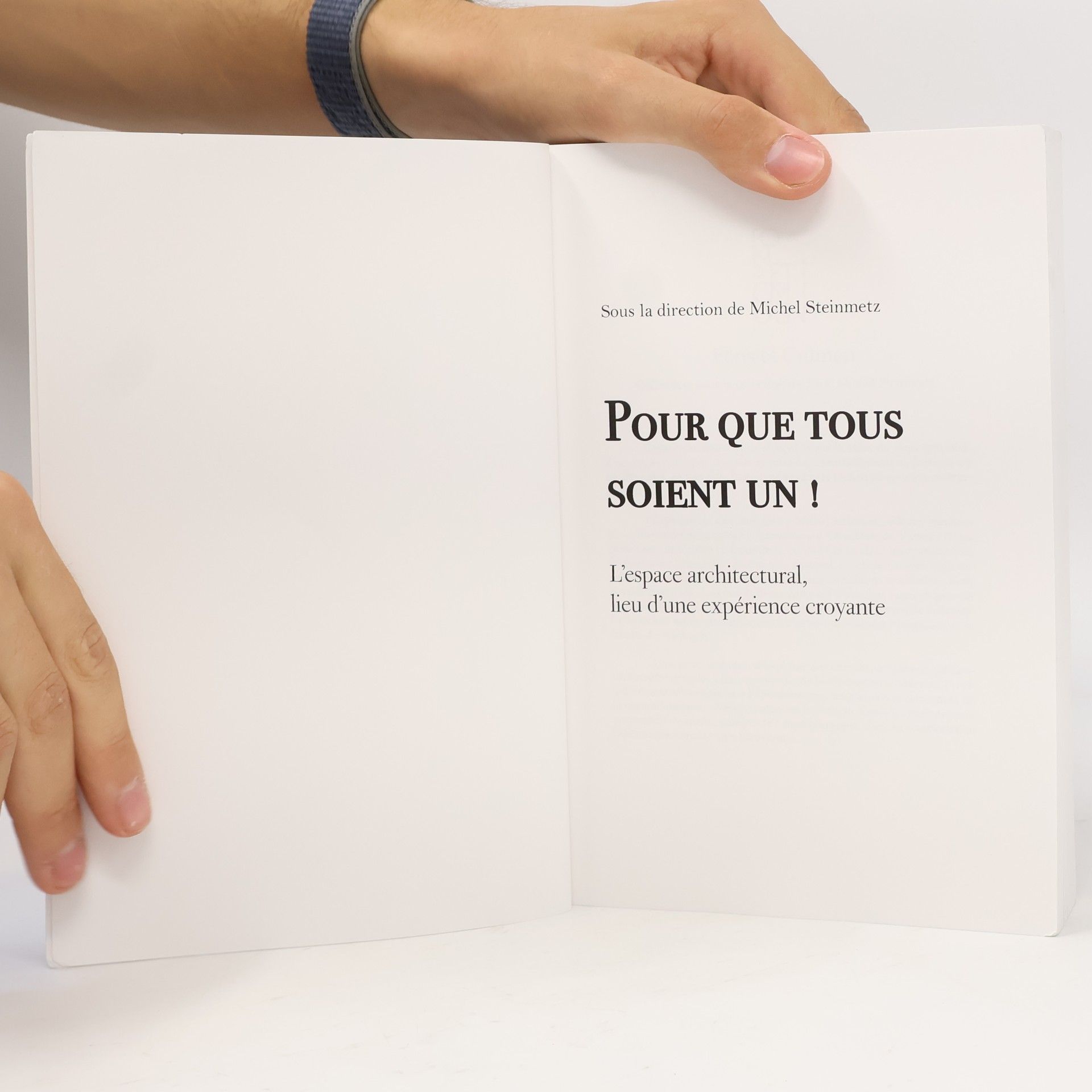 Michel Steinmetz Fons et Culmen - 6: Pour que tous soient un !: L'espace architectural, lieu d'une expérience croyante