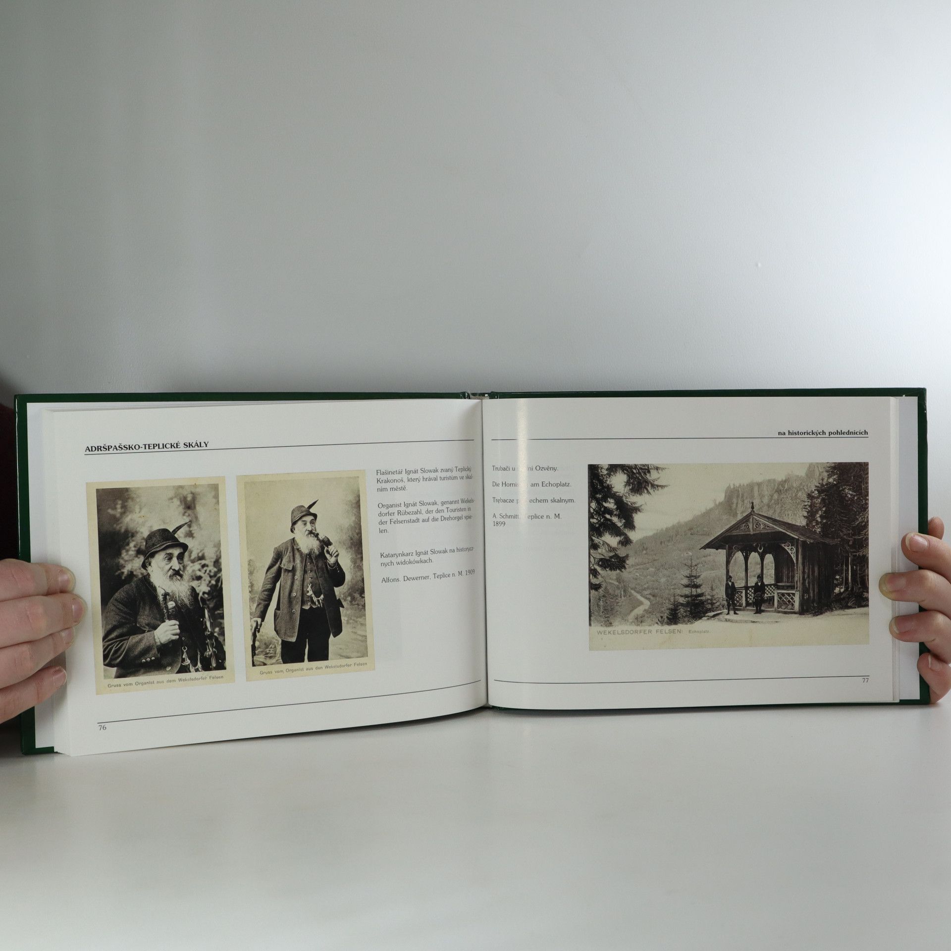 Rudolf Macek Adršpašsko-teplické skály na historických pohlednicích