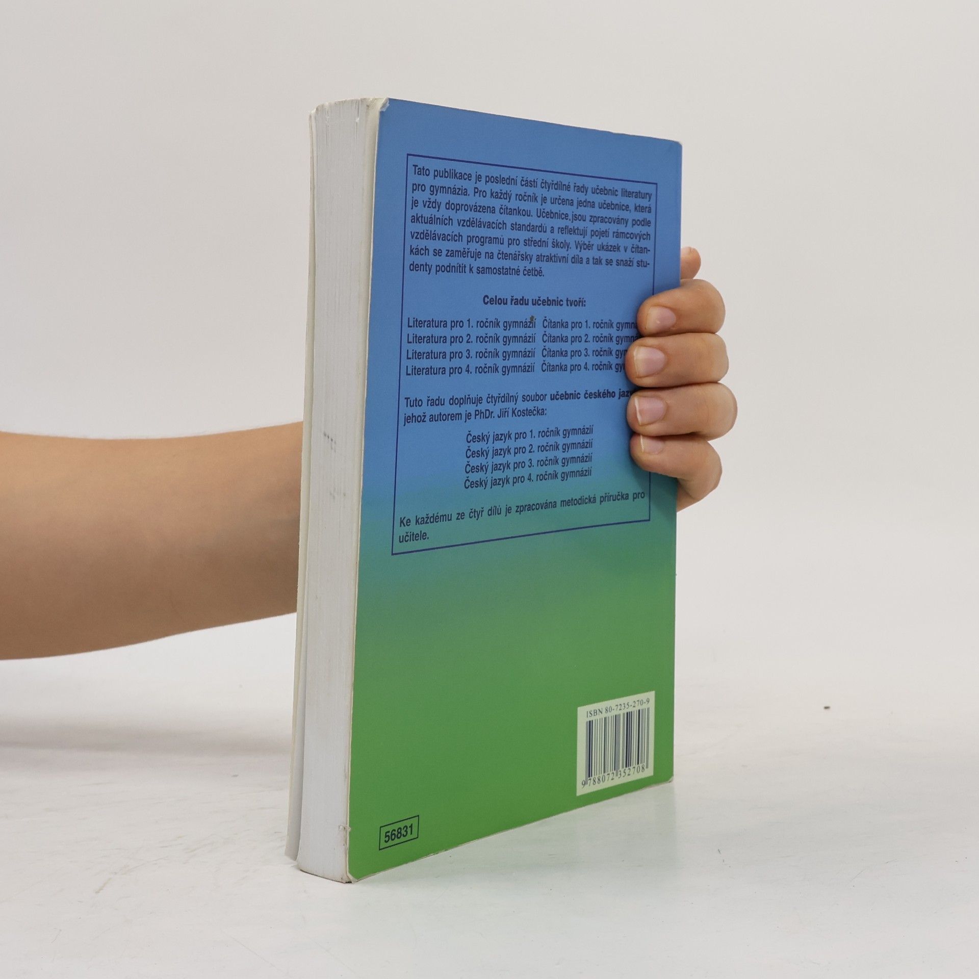 Josef Soukal Literatura pro IV. ročník gymnázií