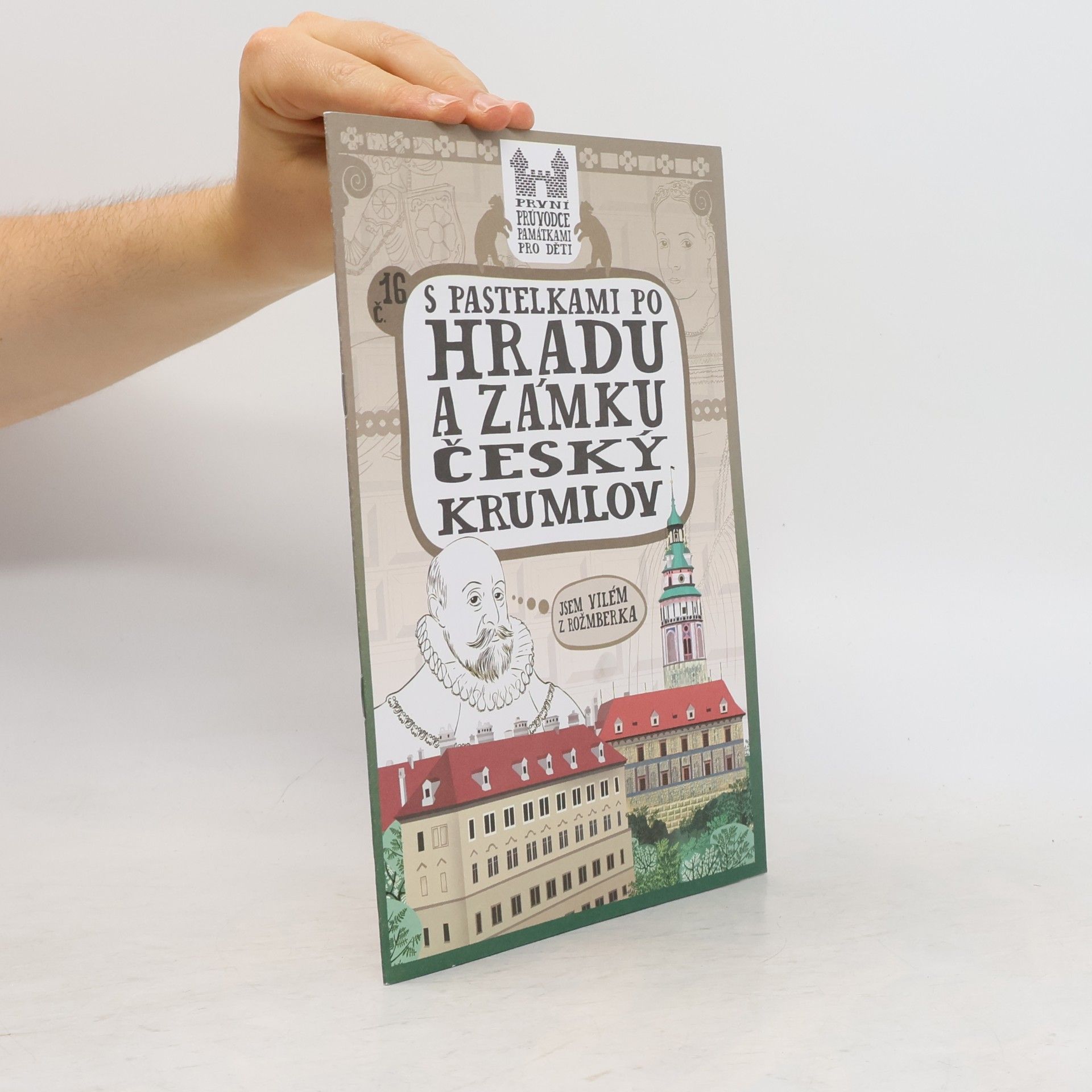 Eva Chupíková S pastelkami po hradu a zámku Český Krumlov
