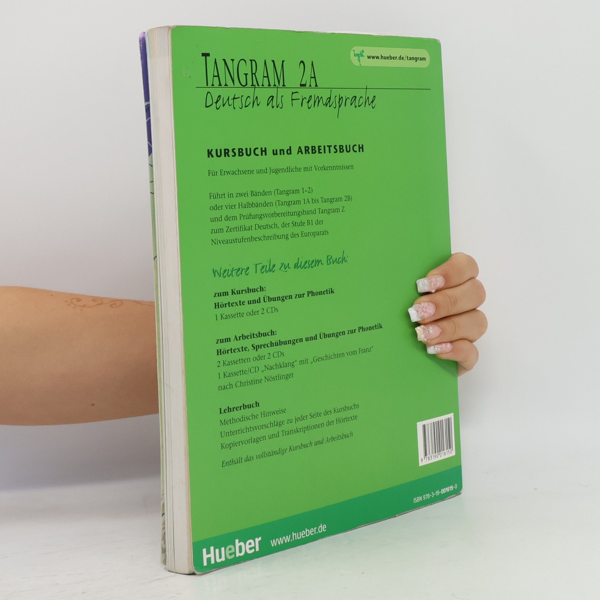 Rosa-Maria Dallapiazza Tangram : Deutsch als Fremdsprache. 2A, Kursbuch und Arbeitsbuch
