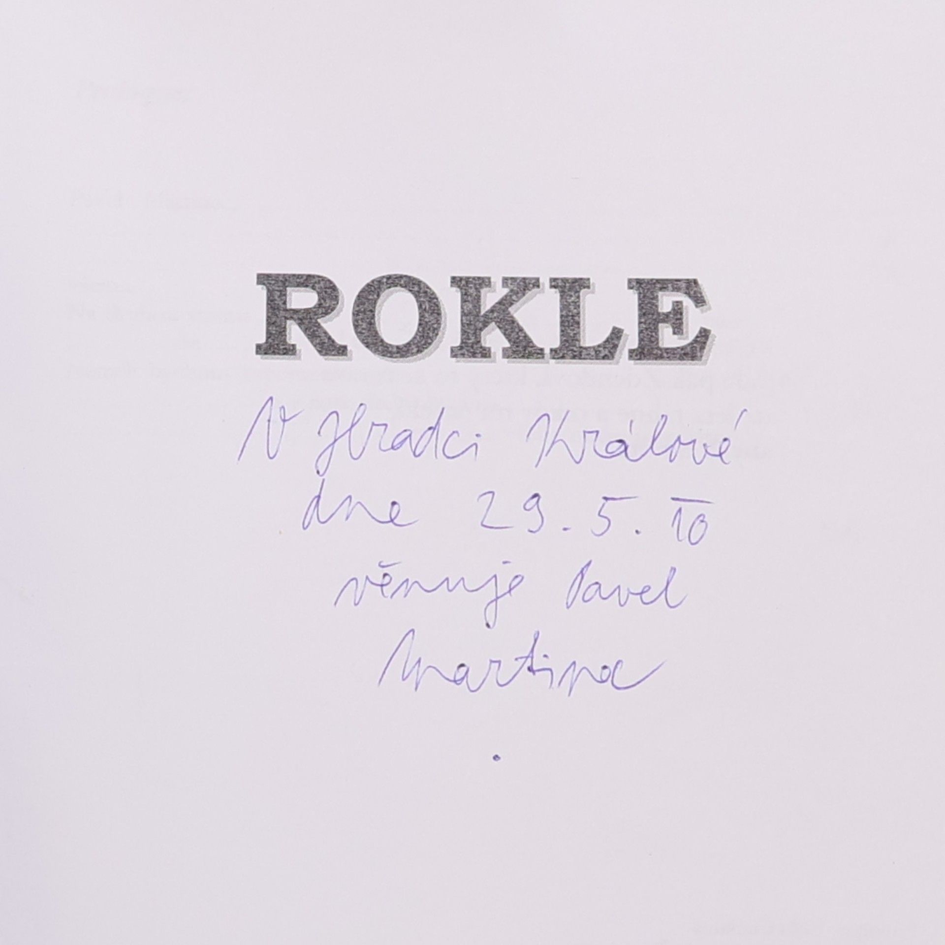 Pavel Martinec Rokle