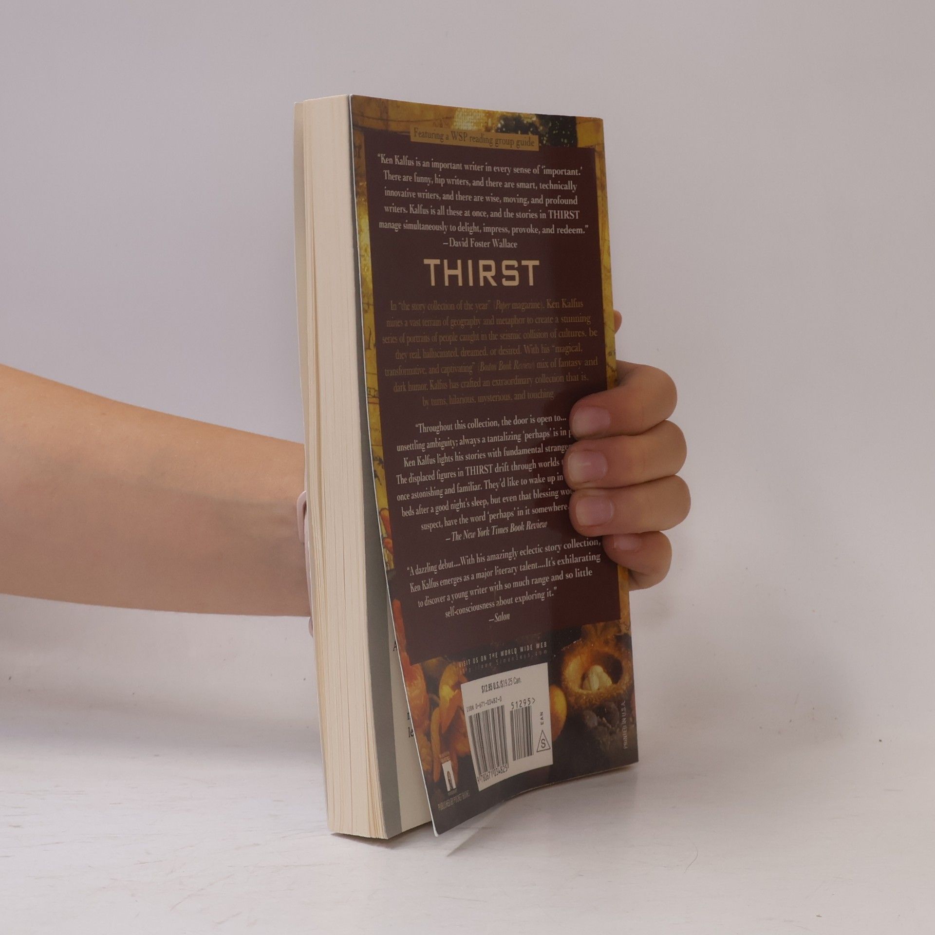 Ken Kalfus Washington Square Press Fiction: Thirst