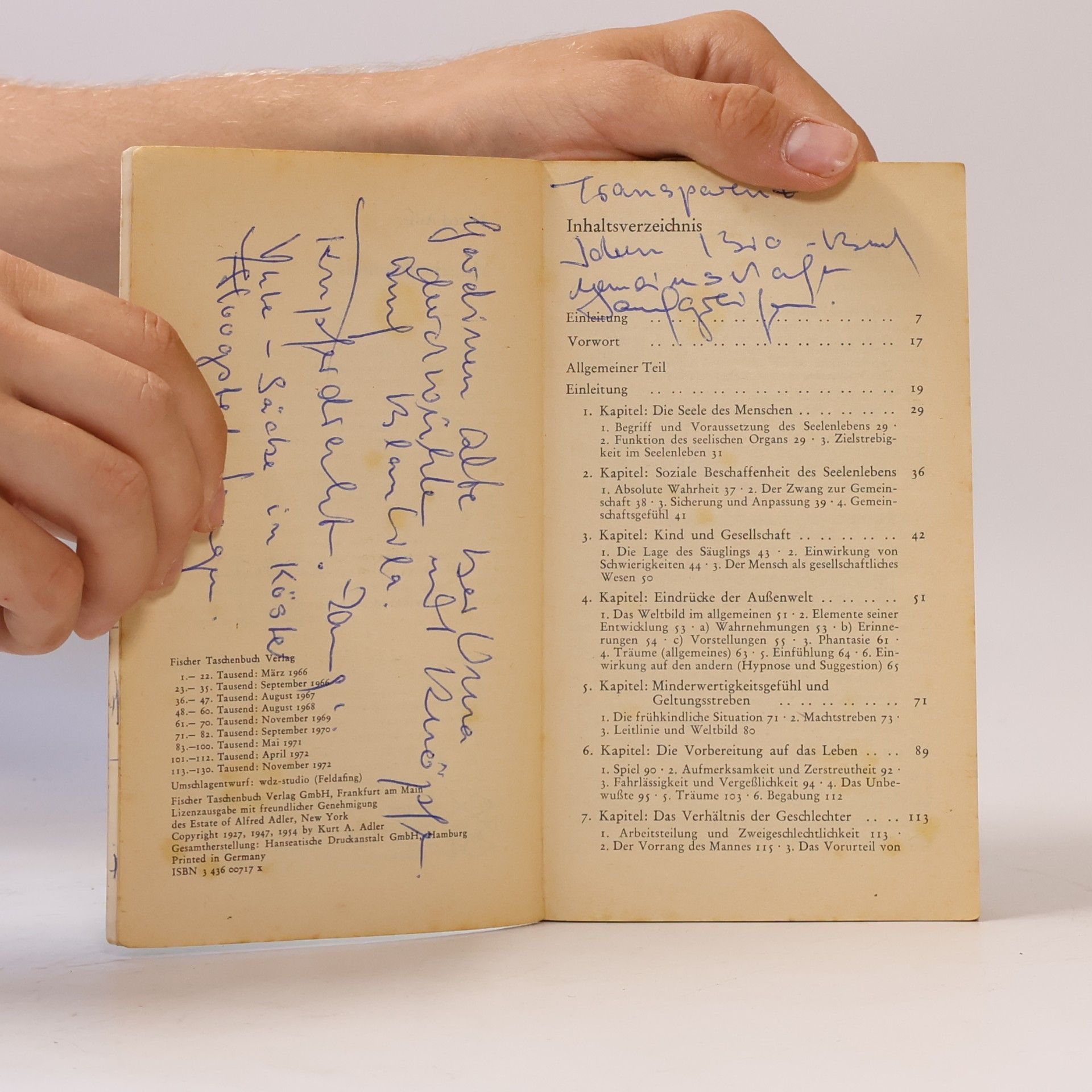 Alfred Adler Menschenkenntnis