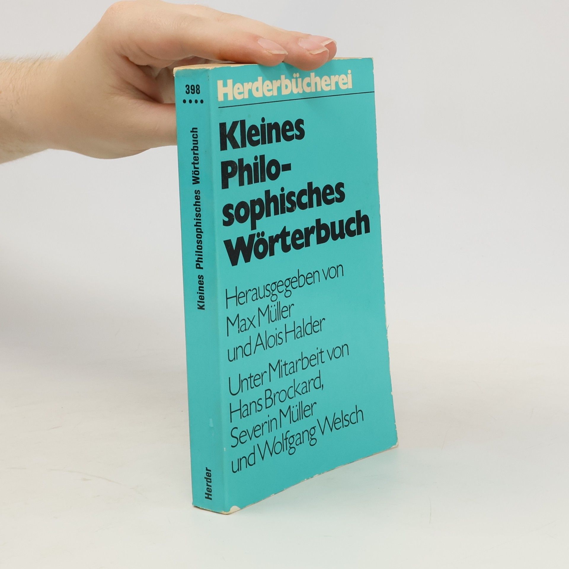 Friedrich Max Müller Kleines philosophisches Wörterbuch