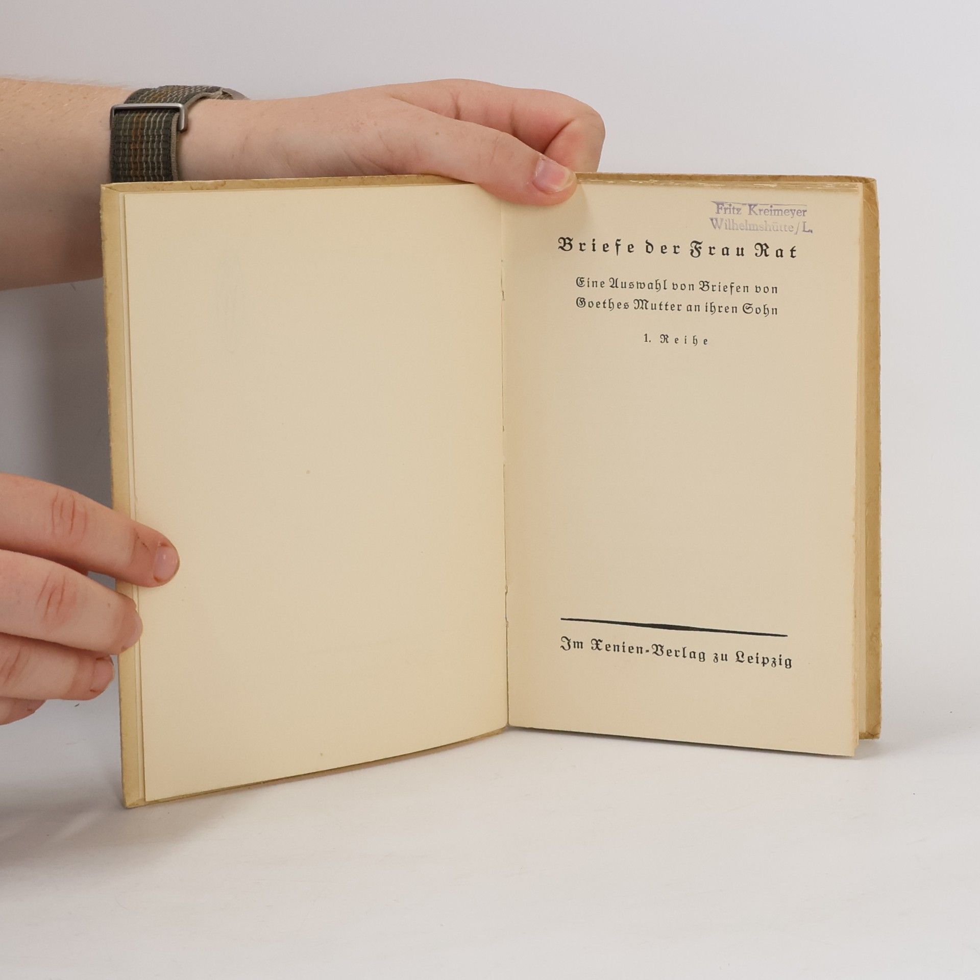 Catharina Elisabeth Goethe Briefe der Frau Rat Goethe