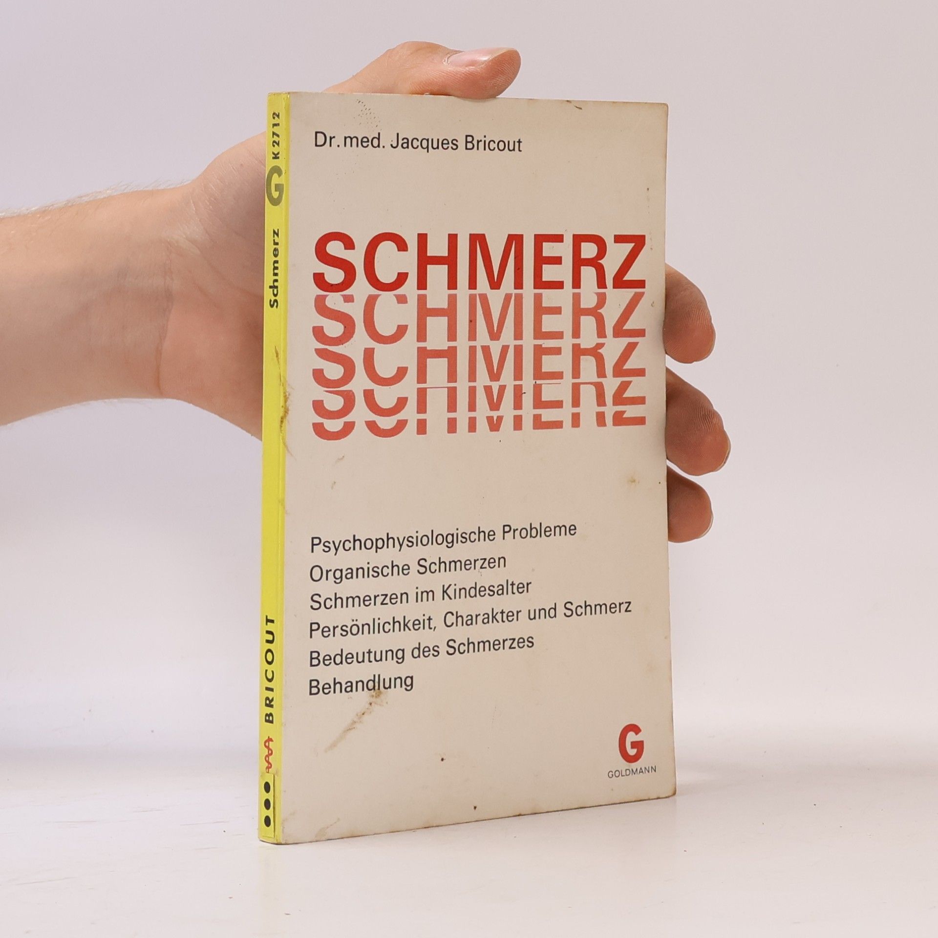 Jaques Bricout Schmerz