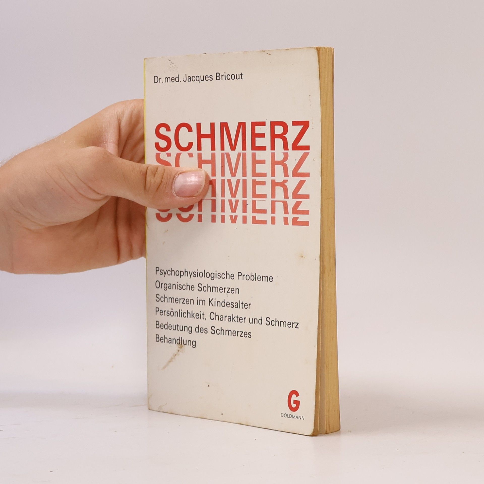 Jaques Bricout Schmerz
