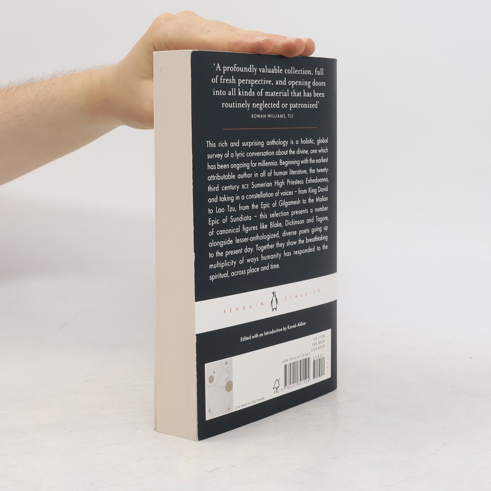 Kaveh Akbar The Penguin Book of Spiritual Verse: 110 Poets on the Divine