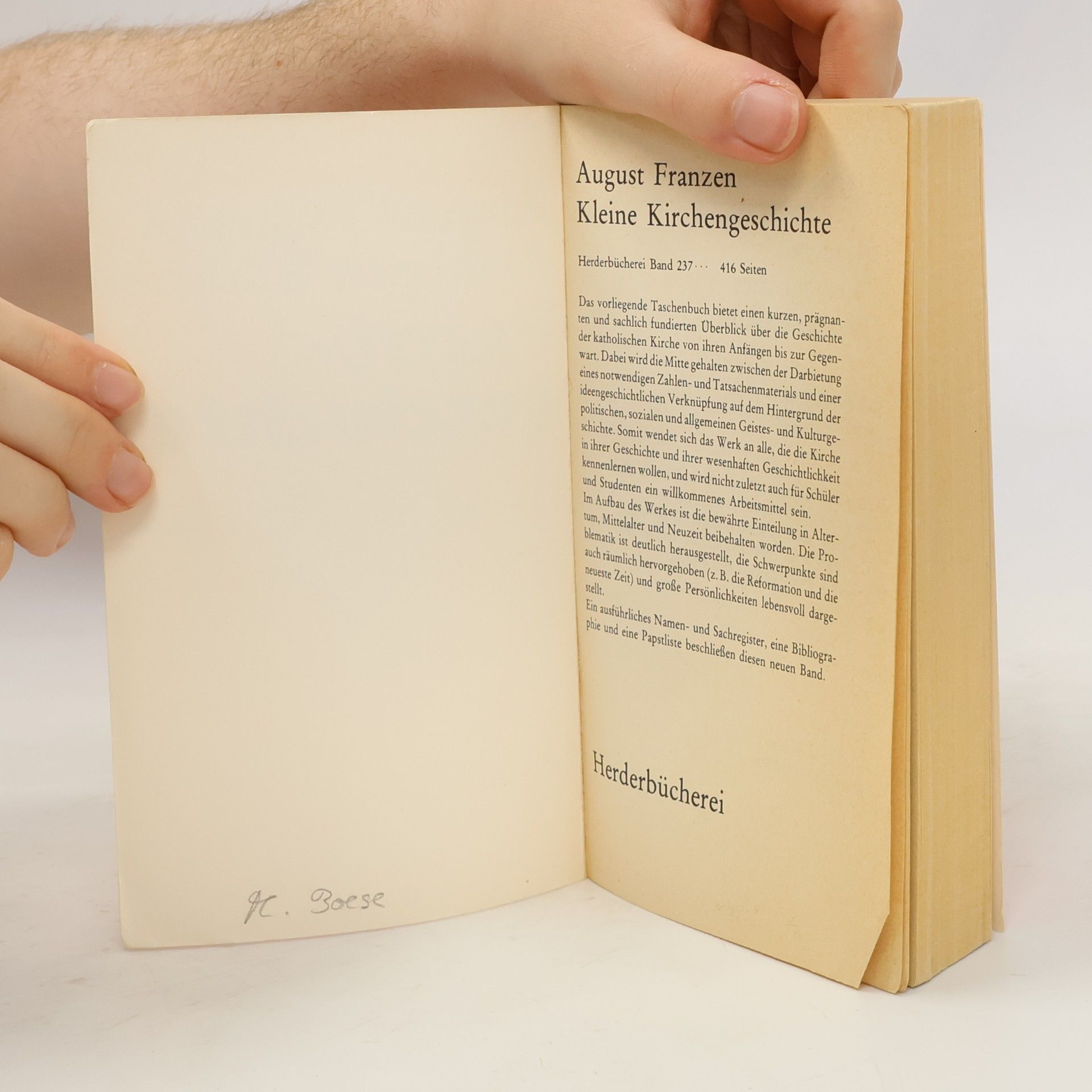 August Franzen Papstgeschichte