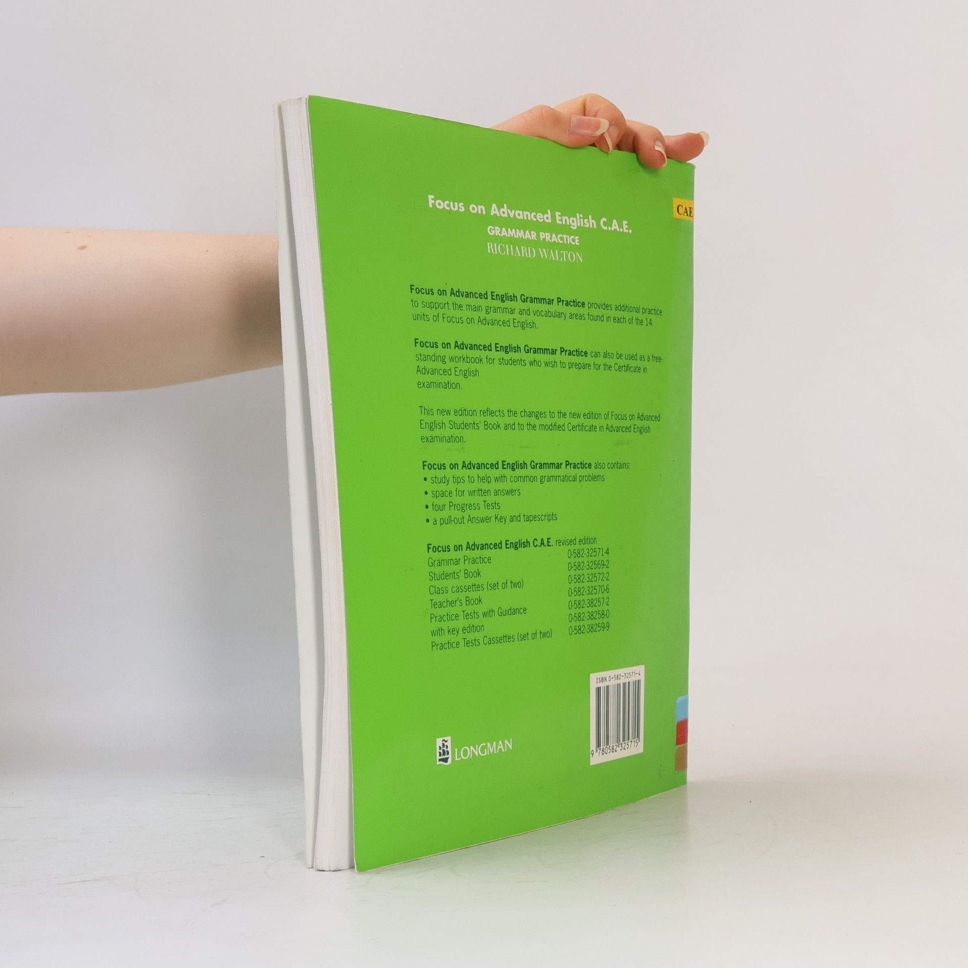 Richard Walton Focus on Advanced English C.A.E. : grammar practice : revised and updated