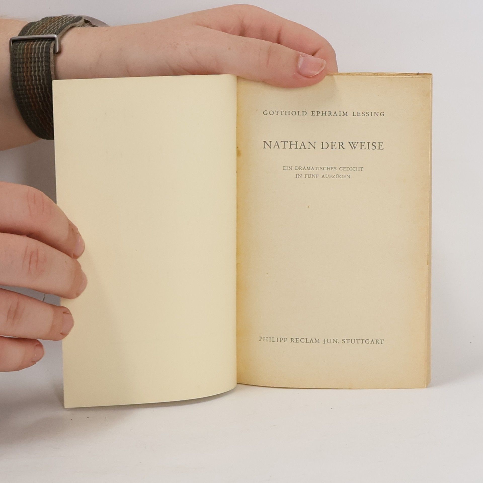 Gotthold Ephraim Lessing Nathan der Weise