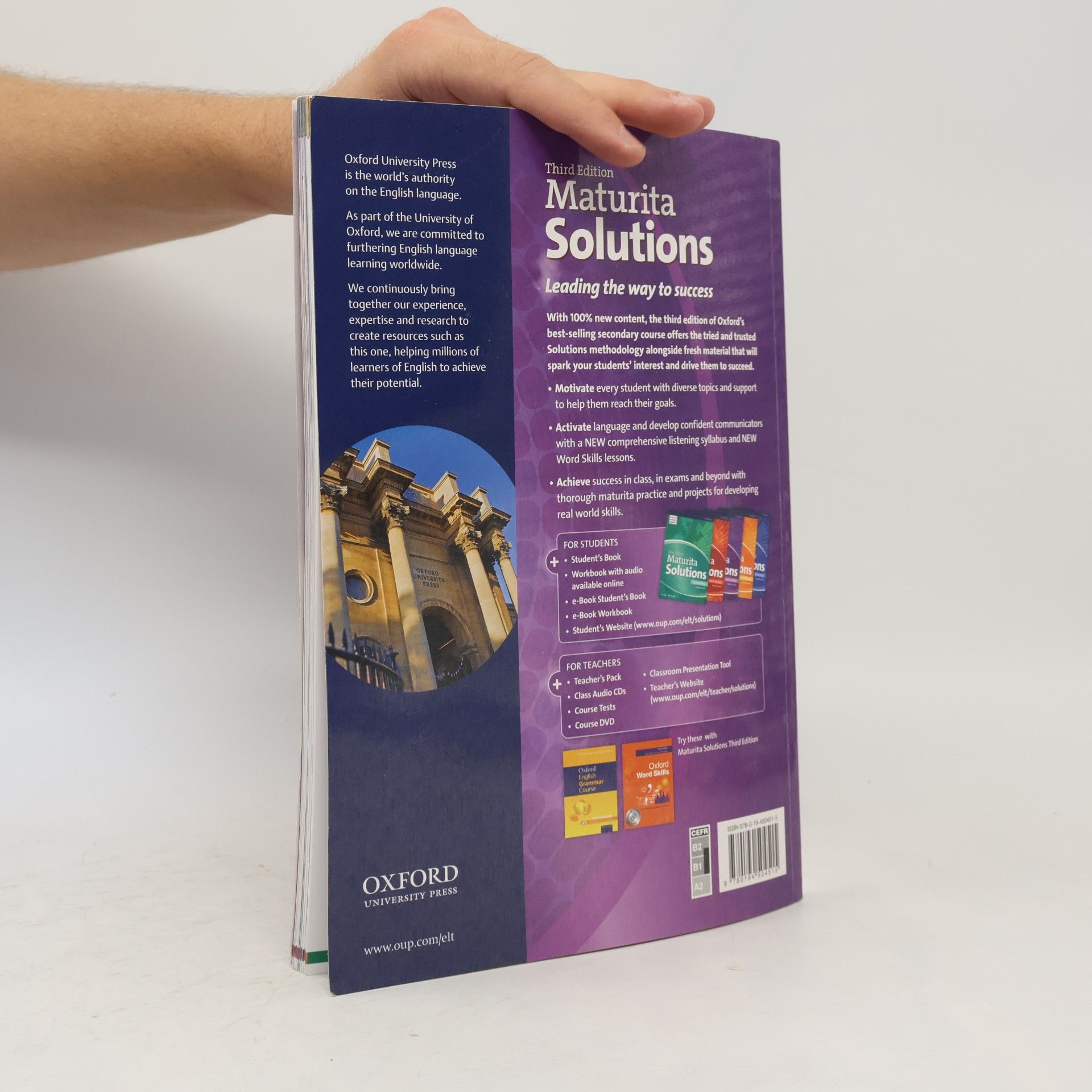 Paul A. Davies Maturita solutions : third edition. Intermediate. Student's book