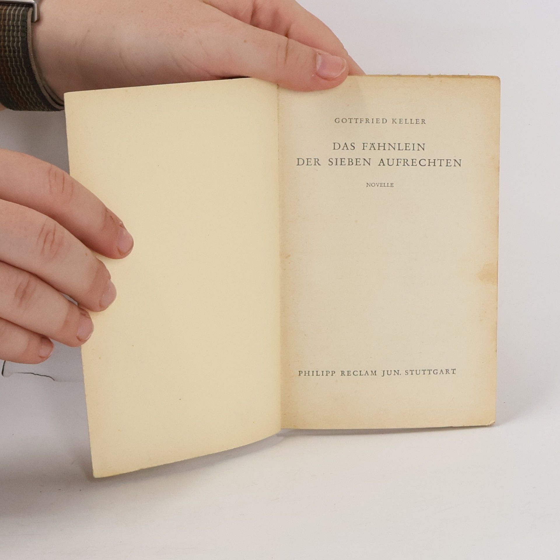 Gottfried Keller Das Fähnlein Der Sieben Aufrechten