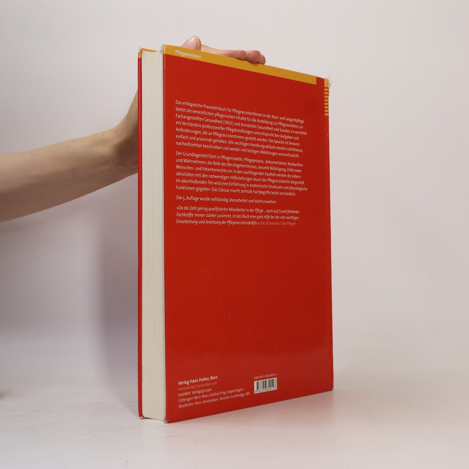 Elisabeth Blunier Lehrbuch Pflegeassistenz