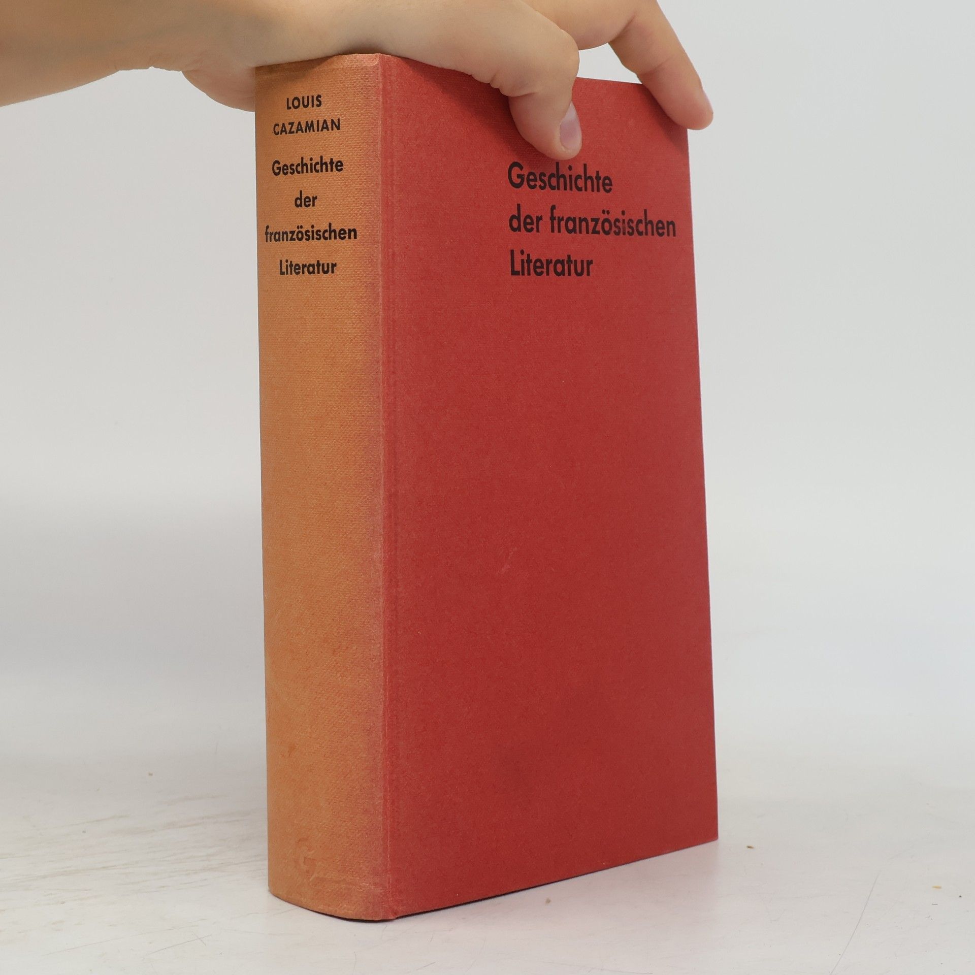 Louis Cazamian Geschichte der französischen Literatur