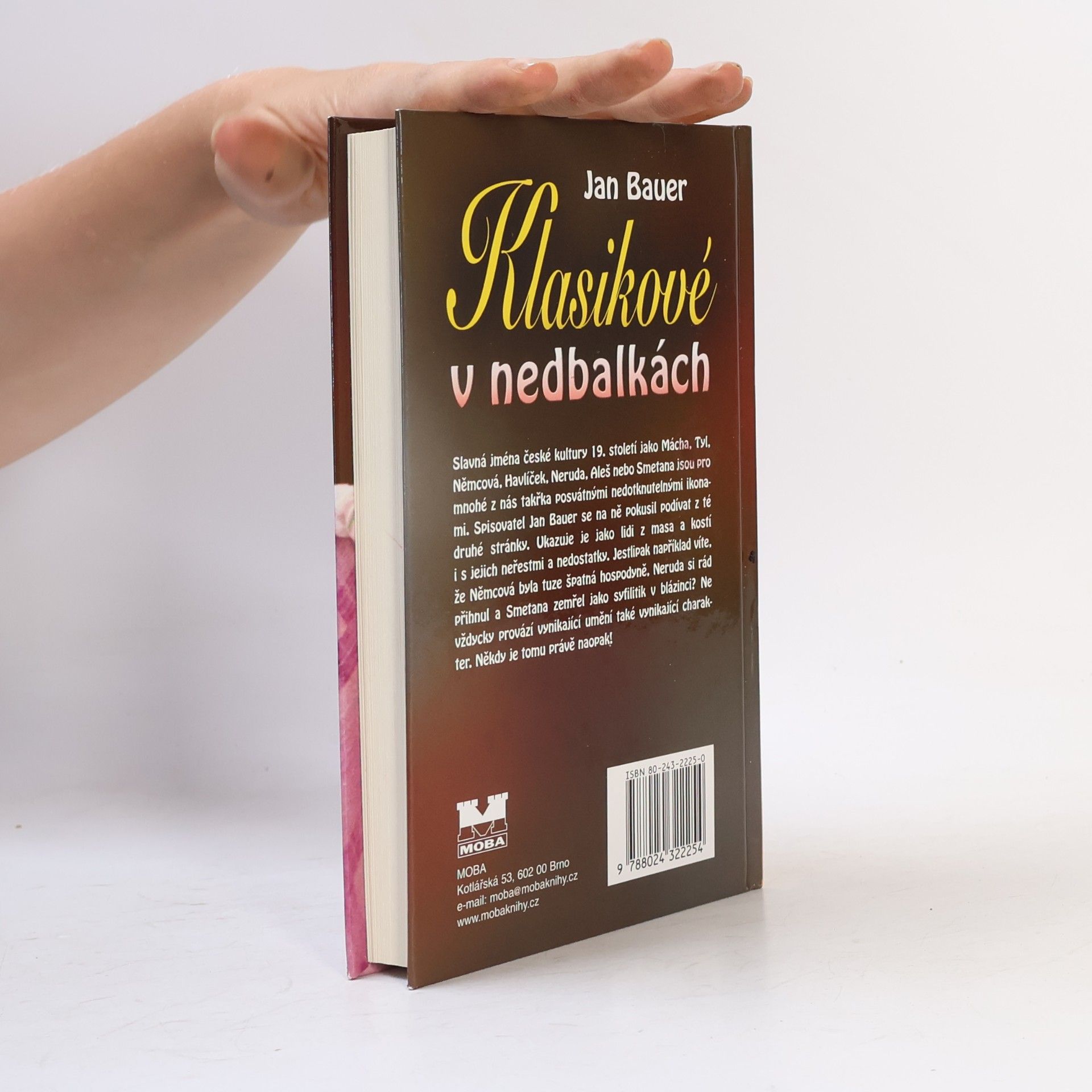Jan Bauer Klasikové v nedbalkách : za kulisami českého 19. století