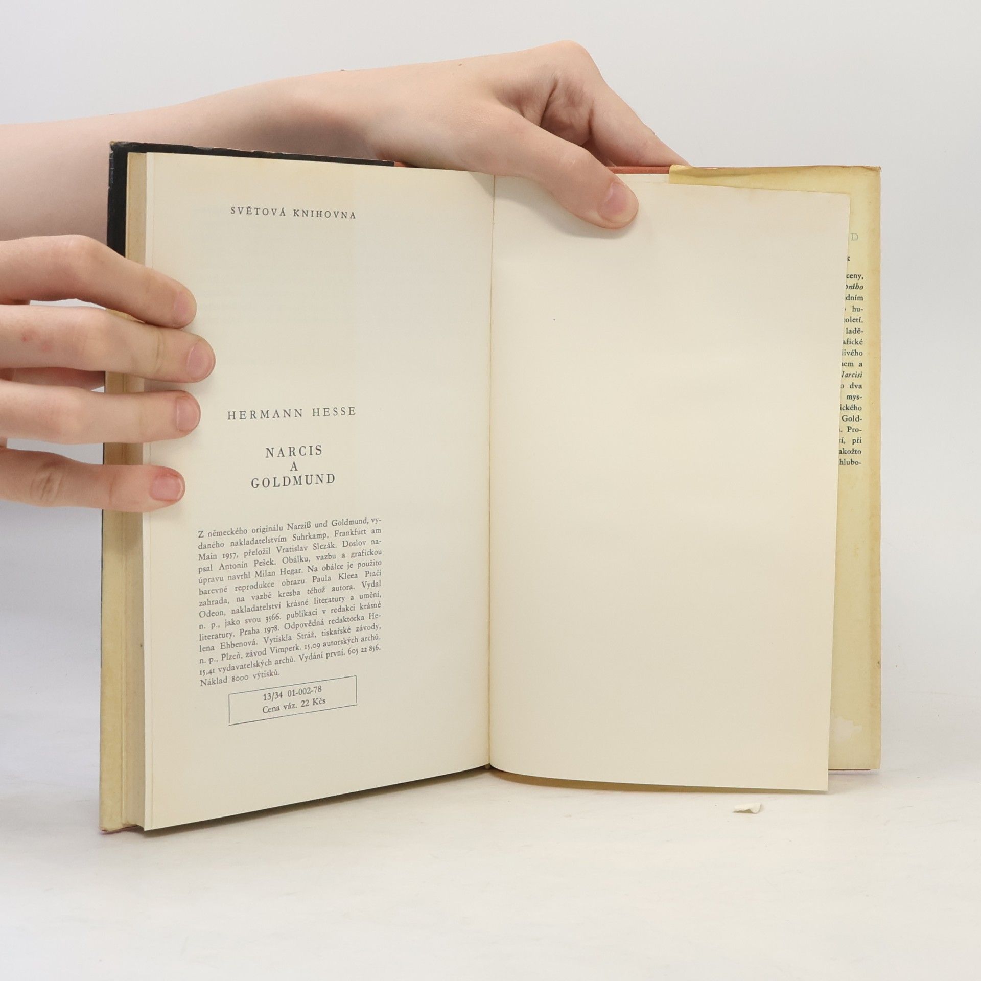 Hermann Hesse Narcis a Goldmund